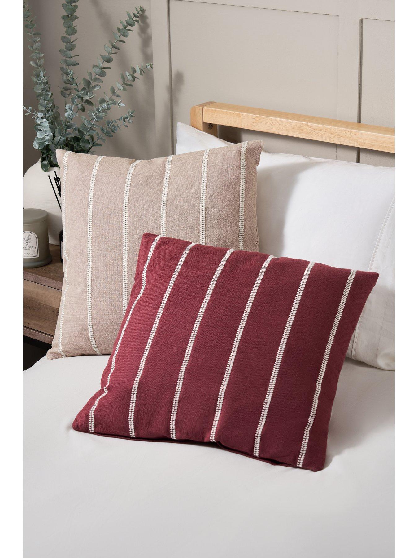 Image 6 of 6 of The Very Collection Cottage Stripe Cushion