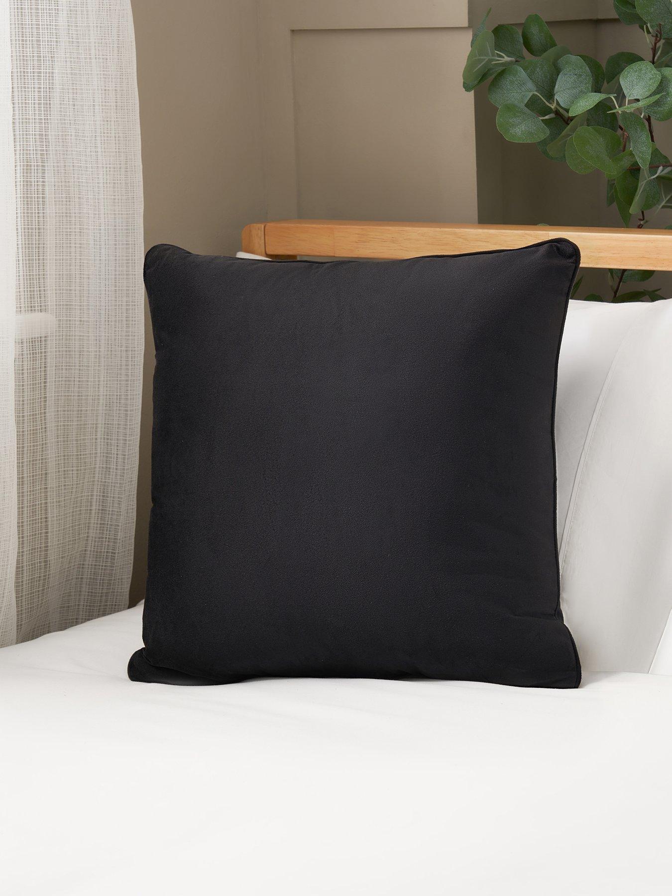 The Very Collection Piped Velour Cushion