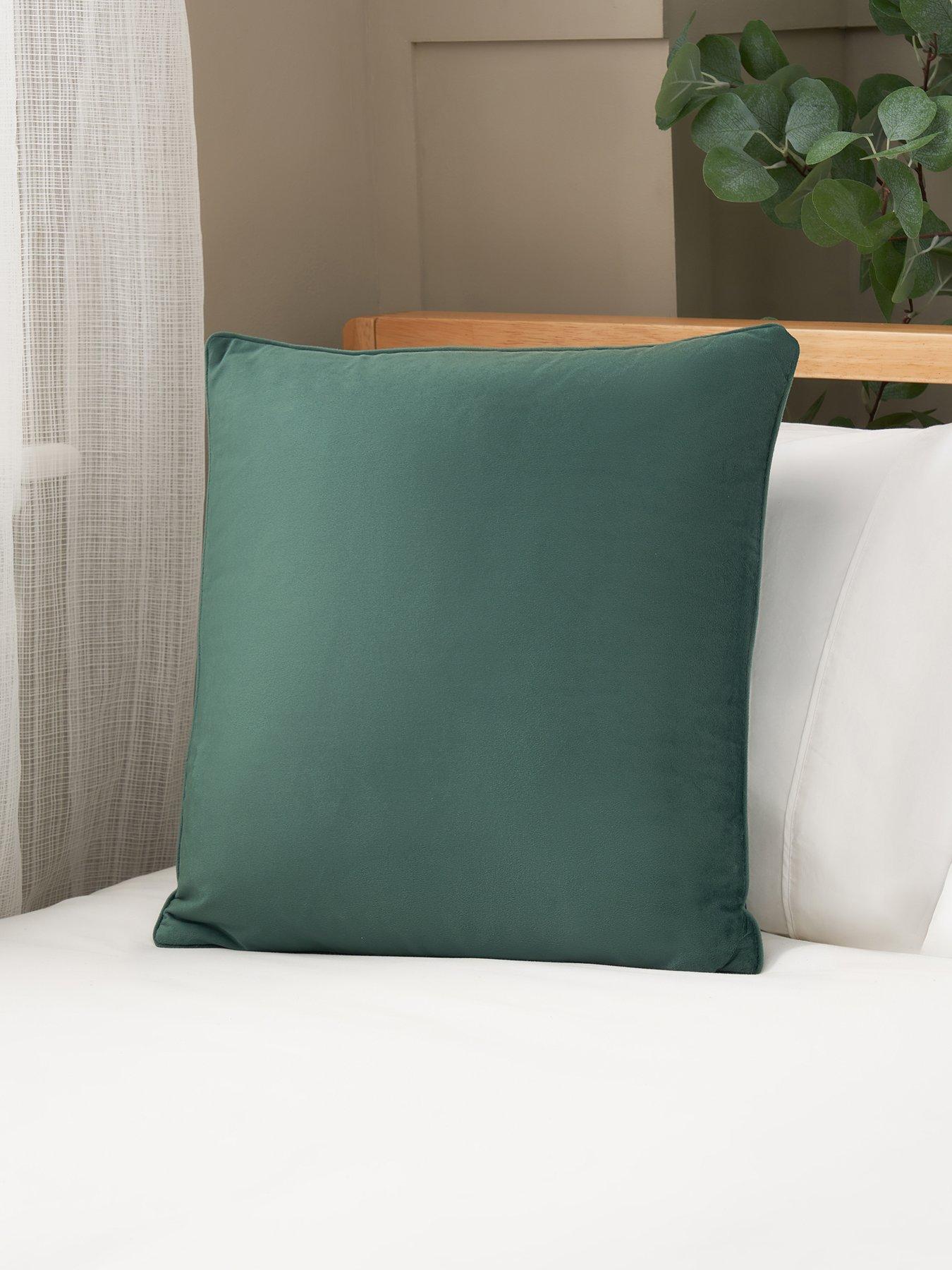 Very Home Piped Velour Cushion