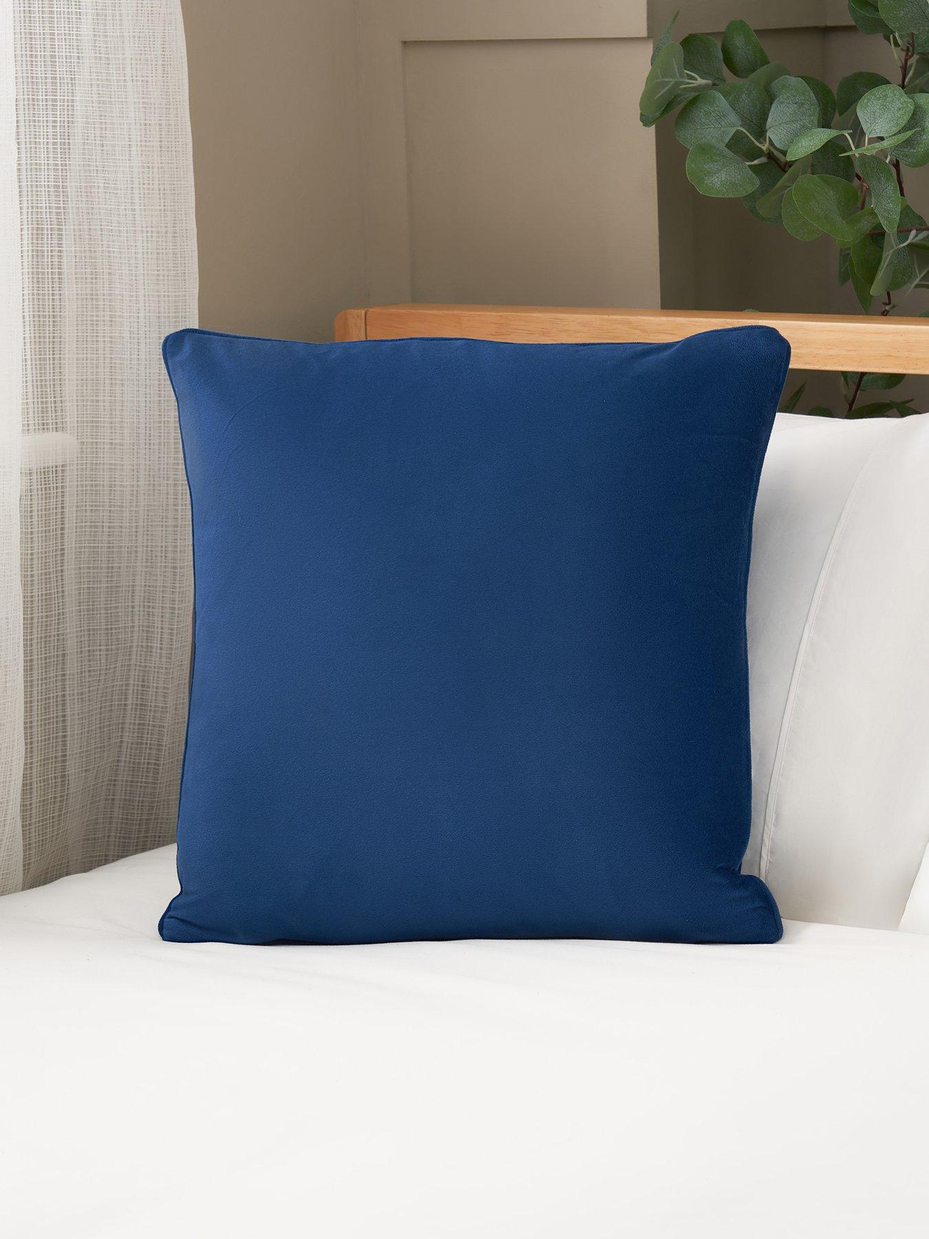 Very Home Piped Velour Cushion