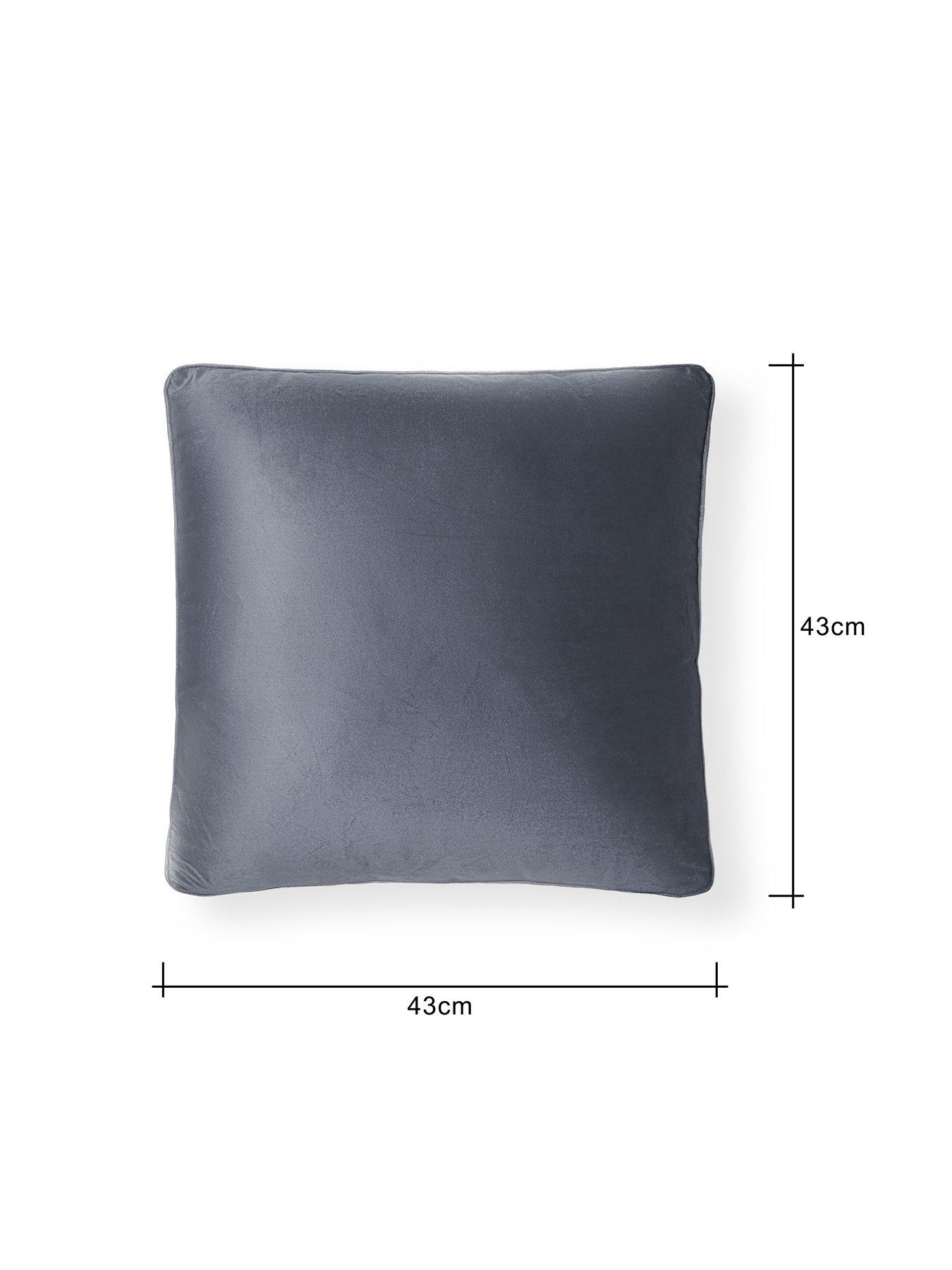 Image 4 of 6 of The Very Collection Piped Velour Cushion
