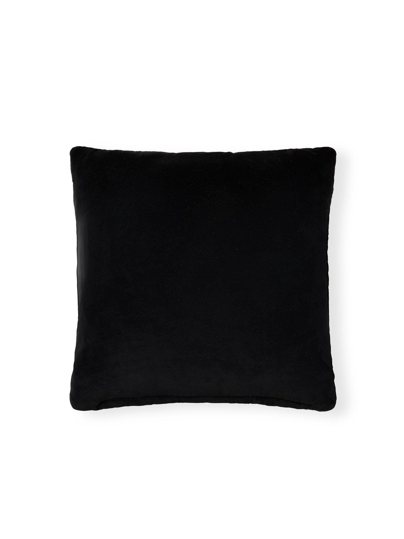 Image 3 of 7 of The Very Collection Velvet Spiderweb Cushion
