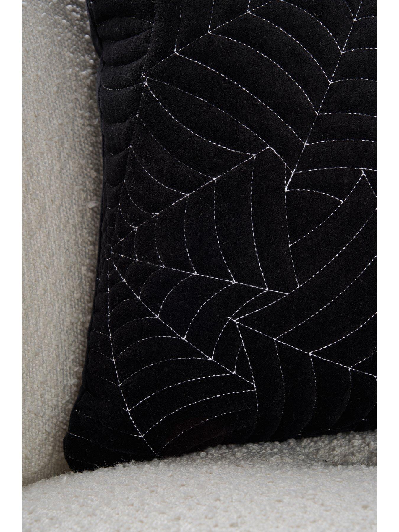 Image 4 of 7 of The Very Collection Velvet Spiderweb Cushion