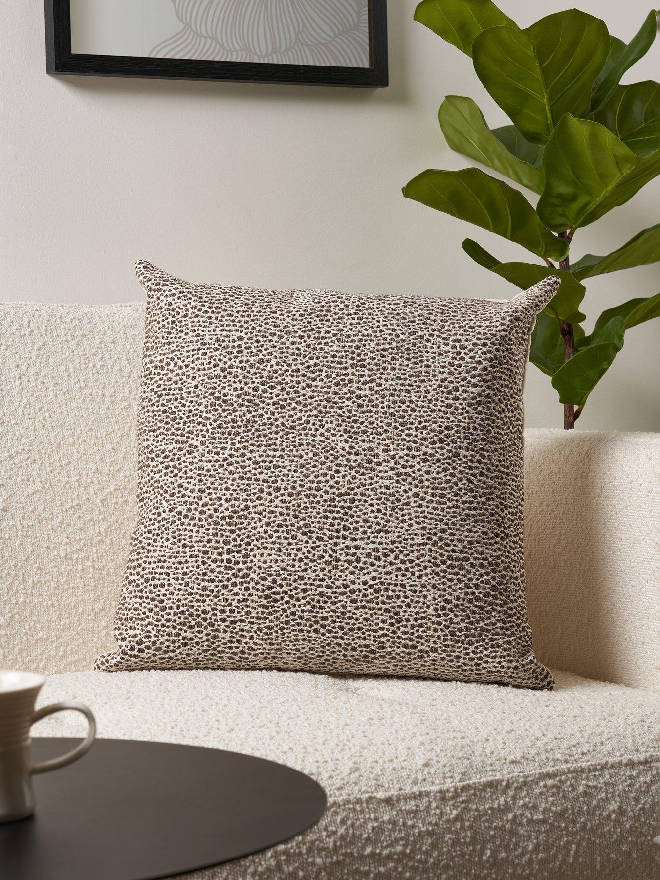 Very Home Woven Leopard Cushion