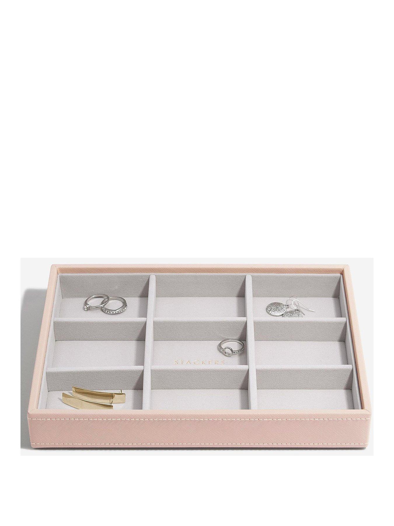 Image 1 of 2 of Stackers Blush Pink Classic Statement Jewellery Tray