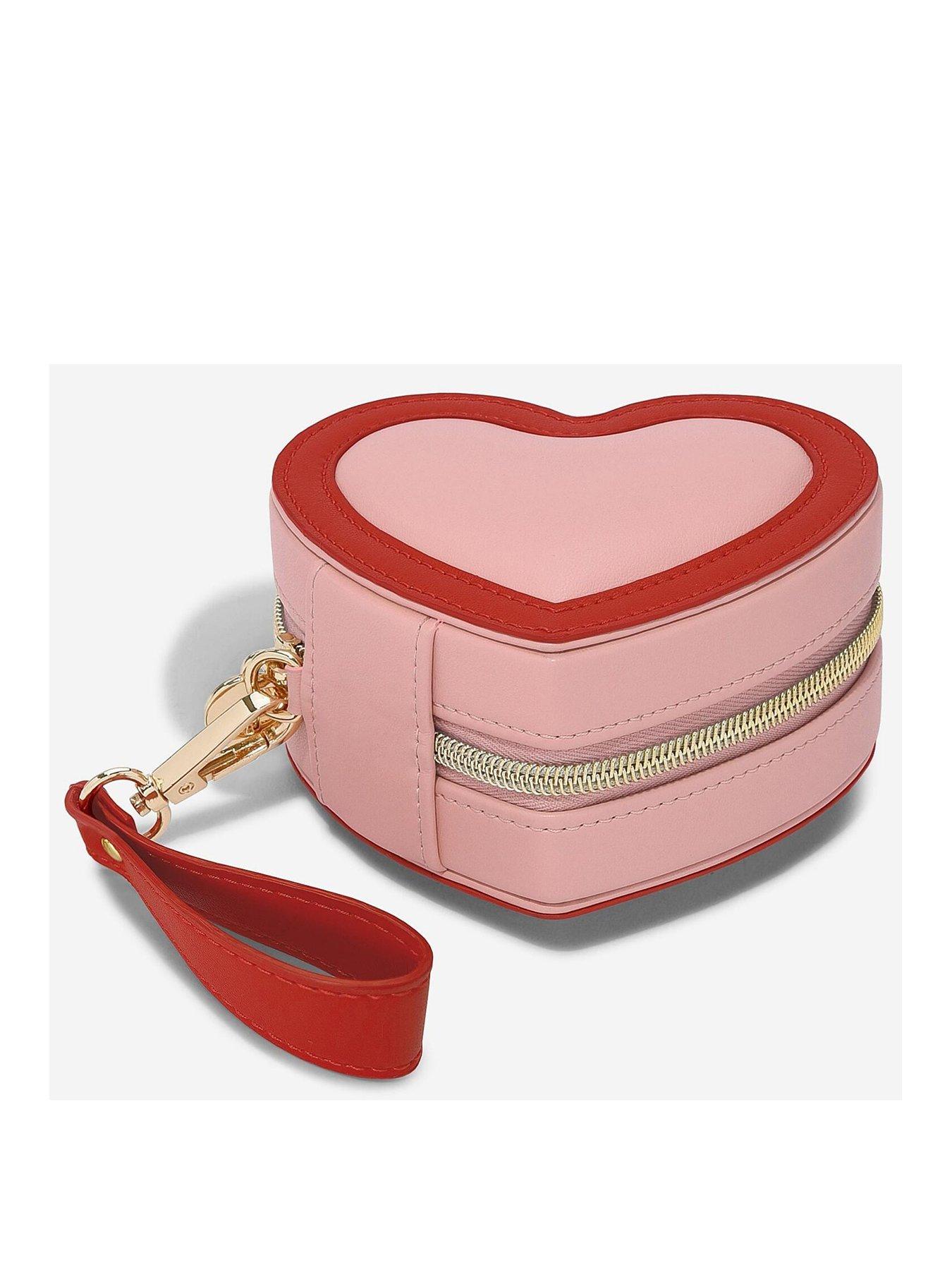Image of Stackers Pink Heart Travel Jewellery Box