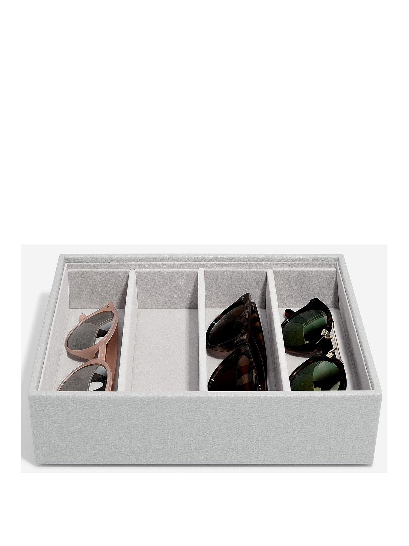 Image 1 of 2 of Stackers Pebble Grey Classic Glasses & Accessories Tray