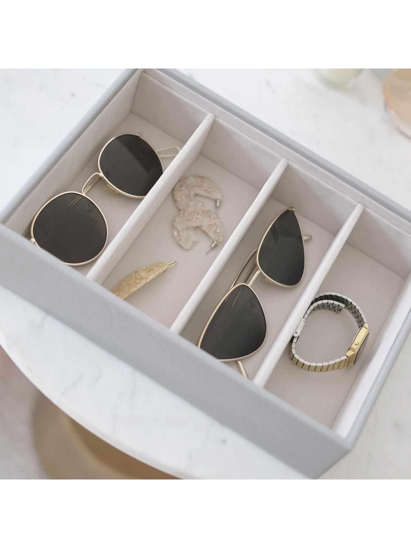 Image 2 of 2 of Stackers Pebble Grey Classic Glasses & Accessories Tray