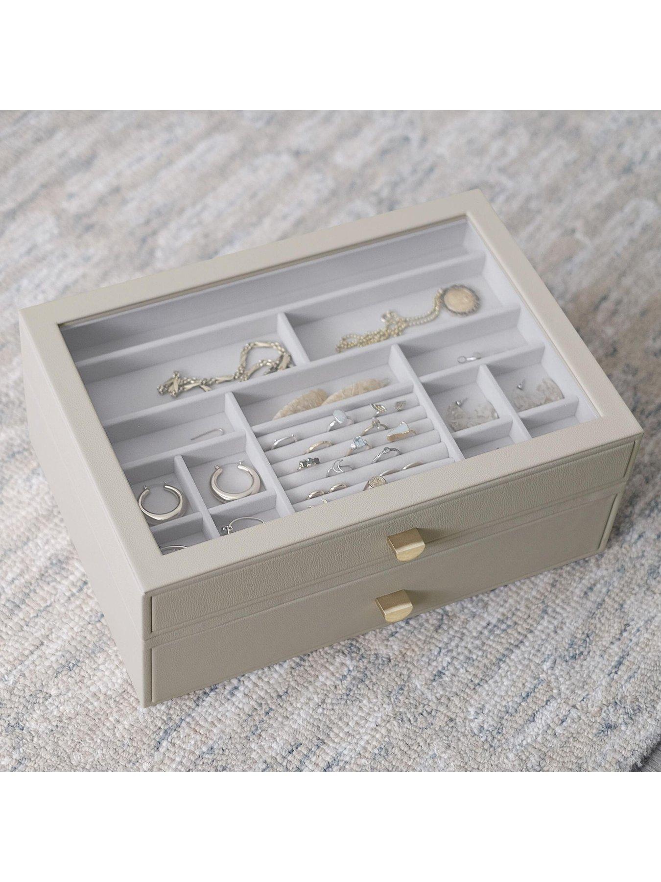 stackers-oatmeal-supersize-jewellery-box-set-of-2-with-drawersback