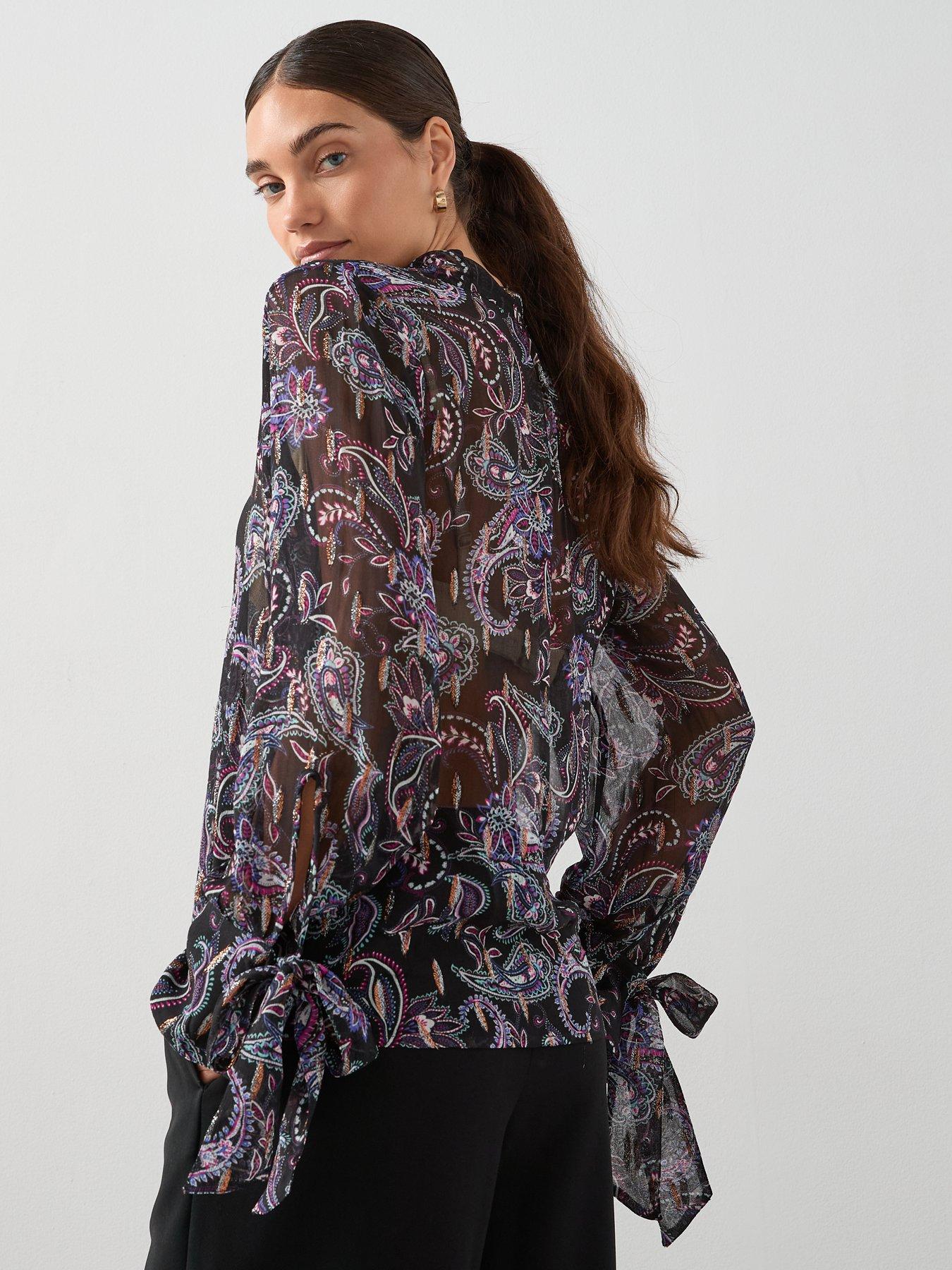 the-very-collection-paisley-print-ruffle-co-ord-blouse-purplestillFront