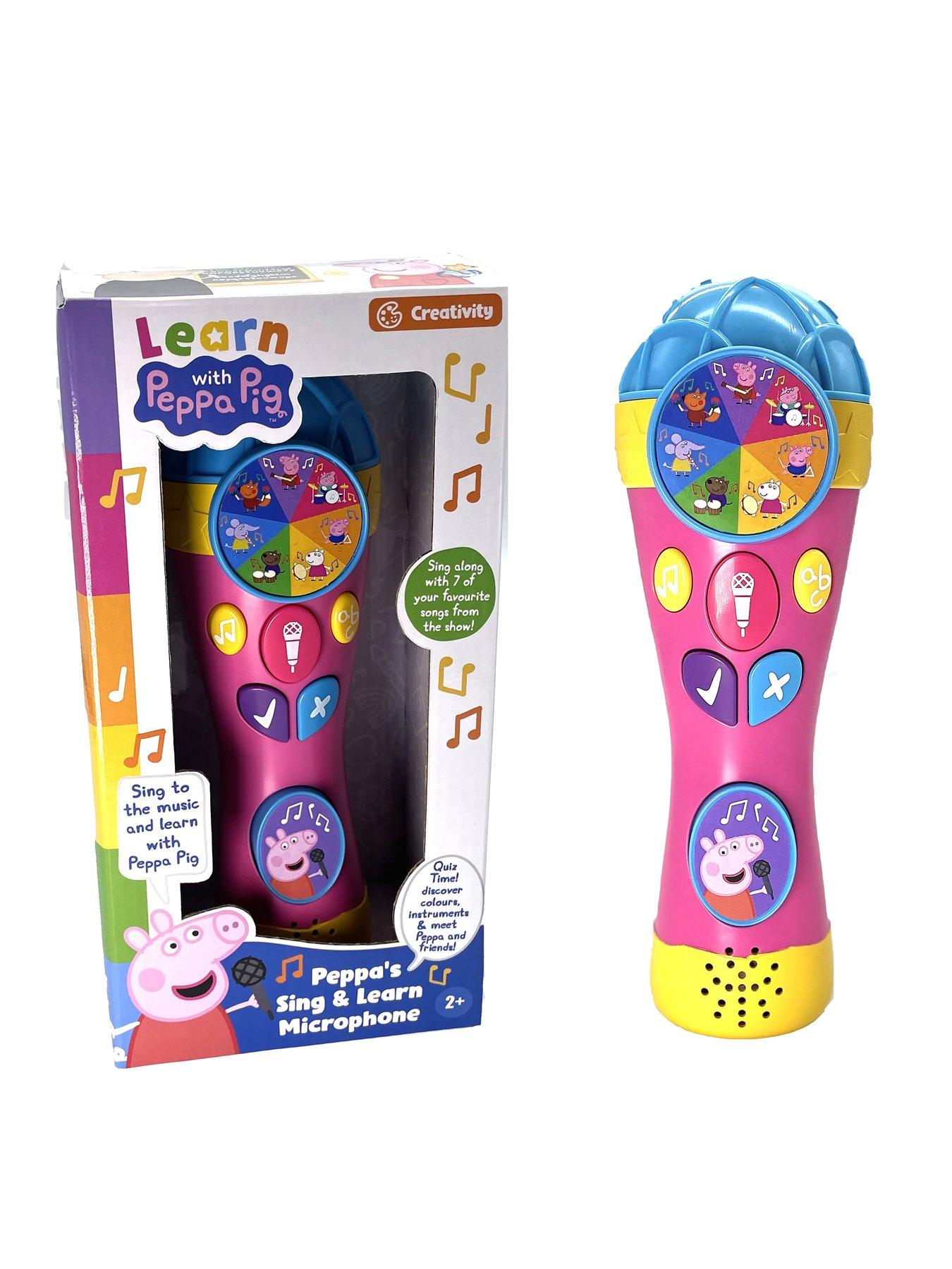 Image 2 of 8 of Peppa Pig Peppa's Singalong &amp; Learn Microphone