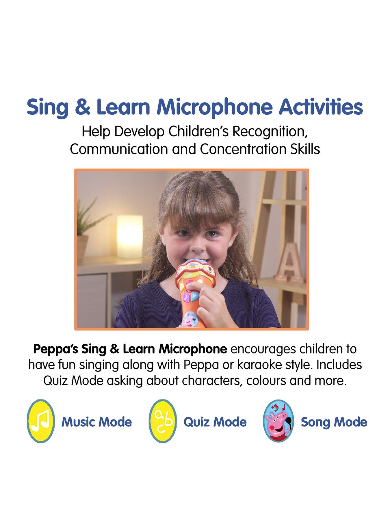 Image 4 of 8 of Peppa Pig Peppa's Singalong &amp; Learn Microphone