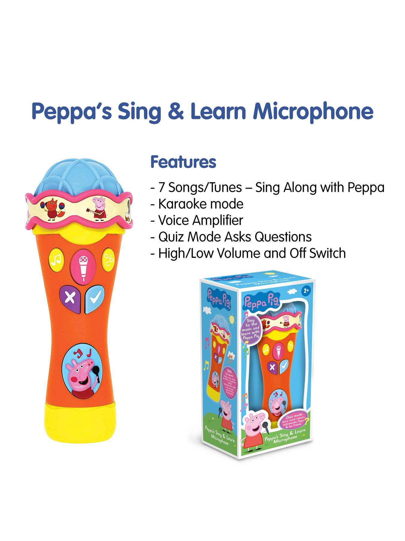 Image 5 of 8 of Peppa Pig Peppa's Singalong &amp; Learn Microphone