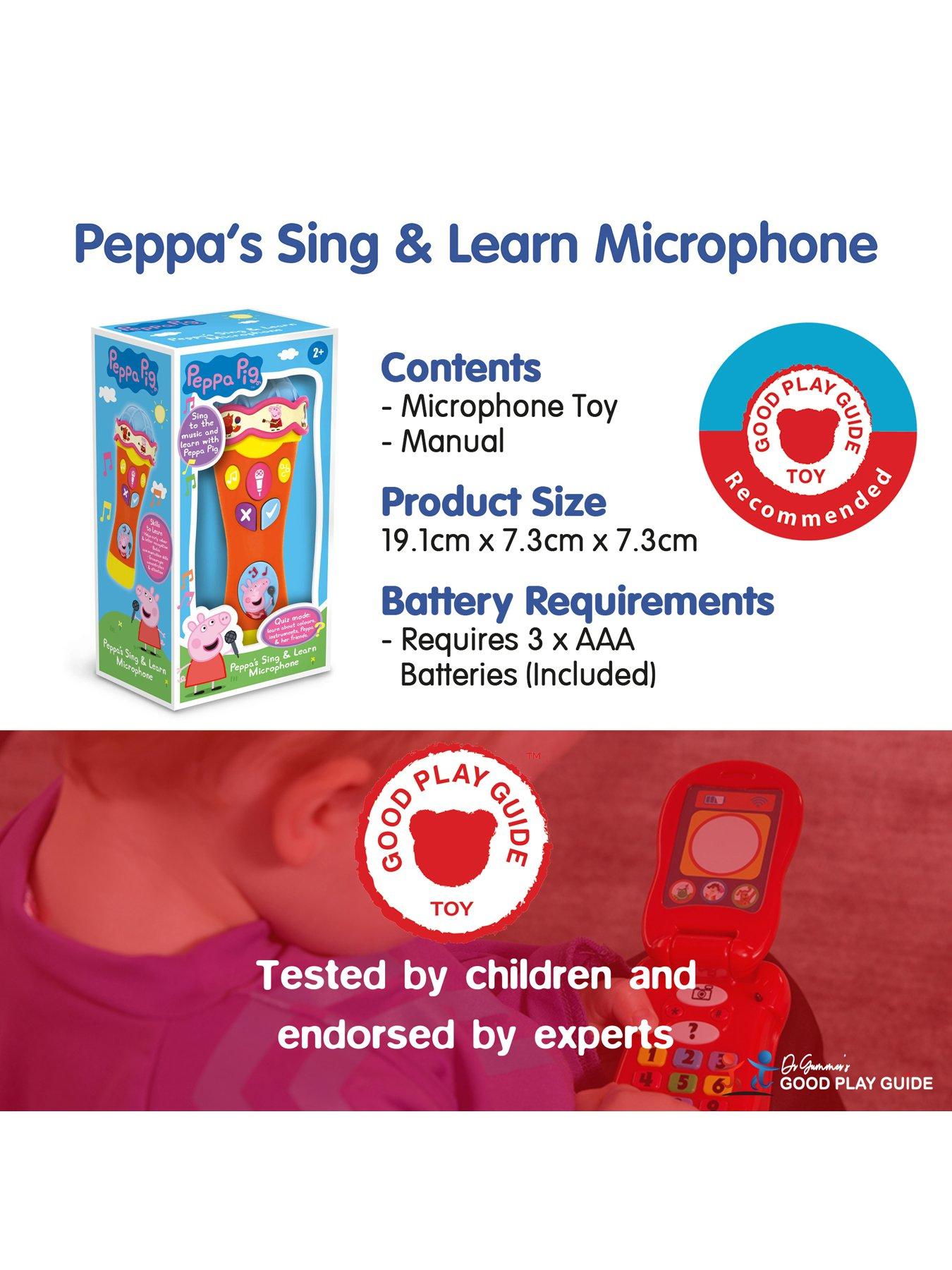 Image 6 of 8 of Peppa Pig Peppa's Singalong &amp; Learn Microphone
