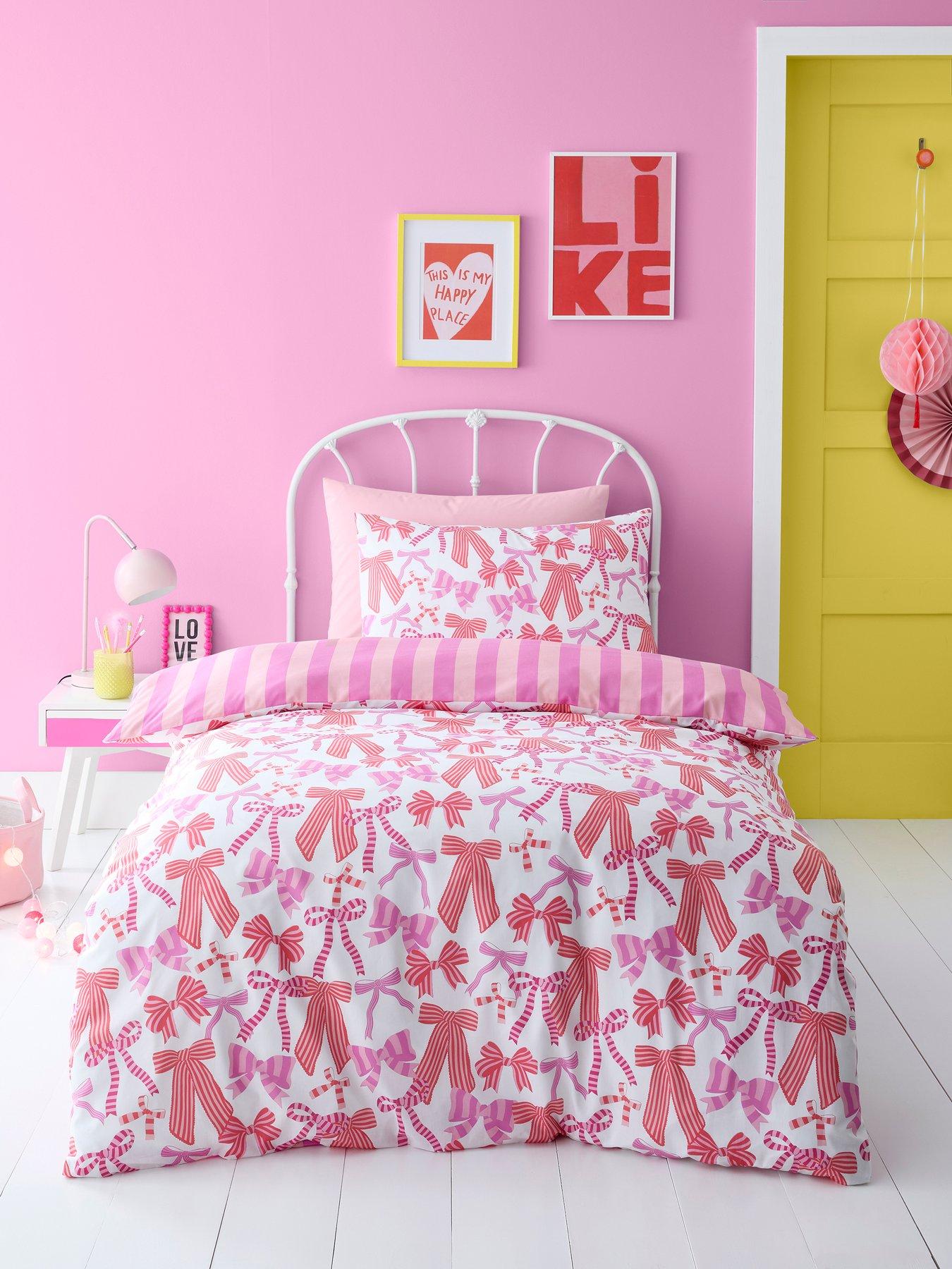 Bedlam Bow and Stripes -Easy Care Duvet Cover Set