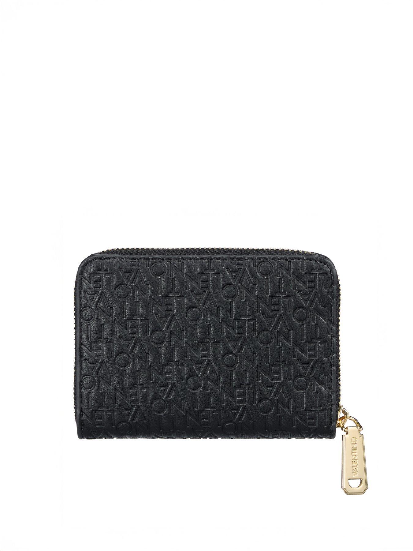 Image 2 of 4 of Valentino Falak Re Zip Around Wallet - Black