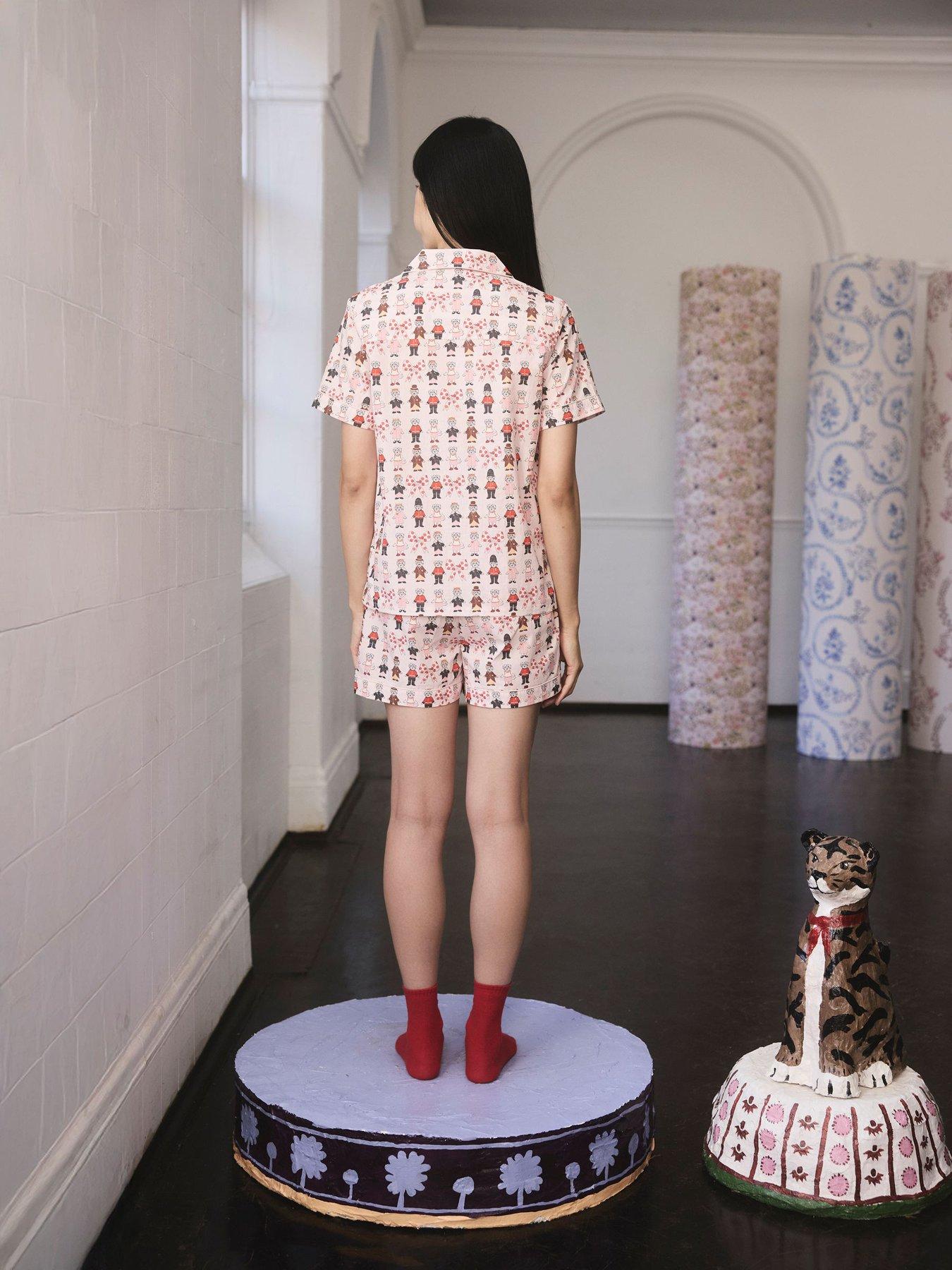 cath-kidston-london-dogs-100-cotton-short-pyjama-set-pinkstillFront