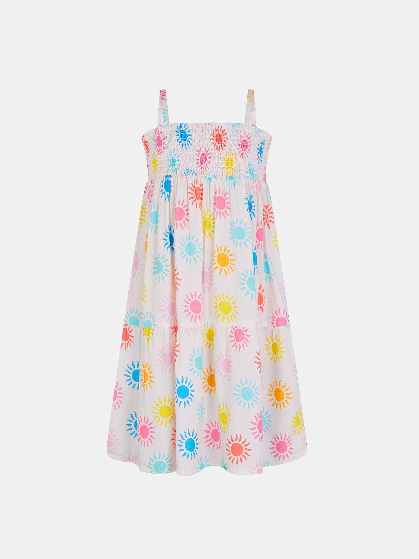 Accessorize Girls Sunshine Print Dress - Multi