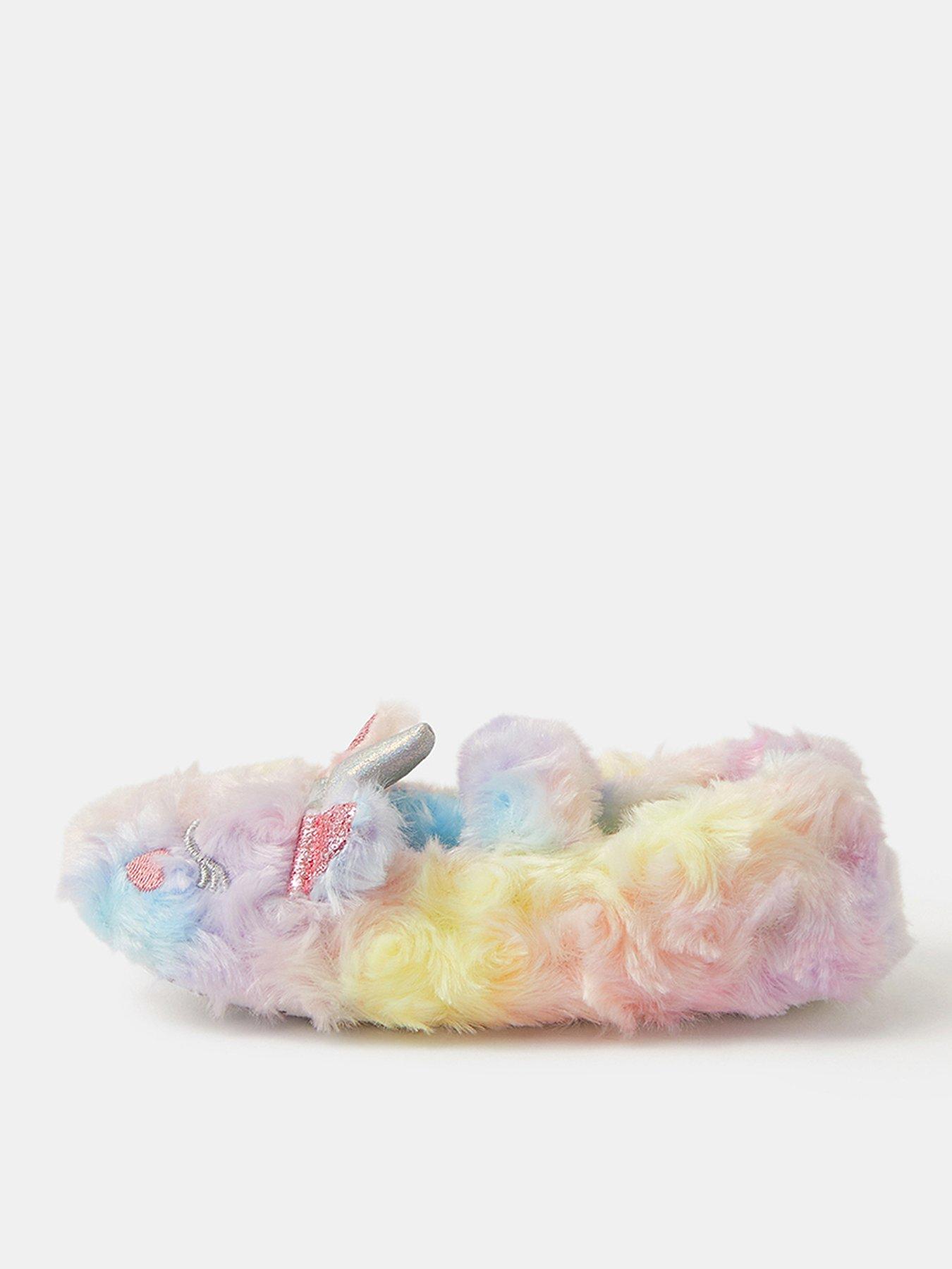 Accessorize Girls Unicorn Ballerina Slippers - Multi