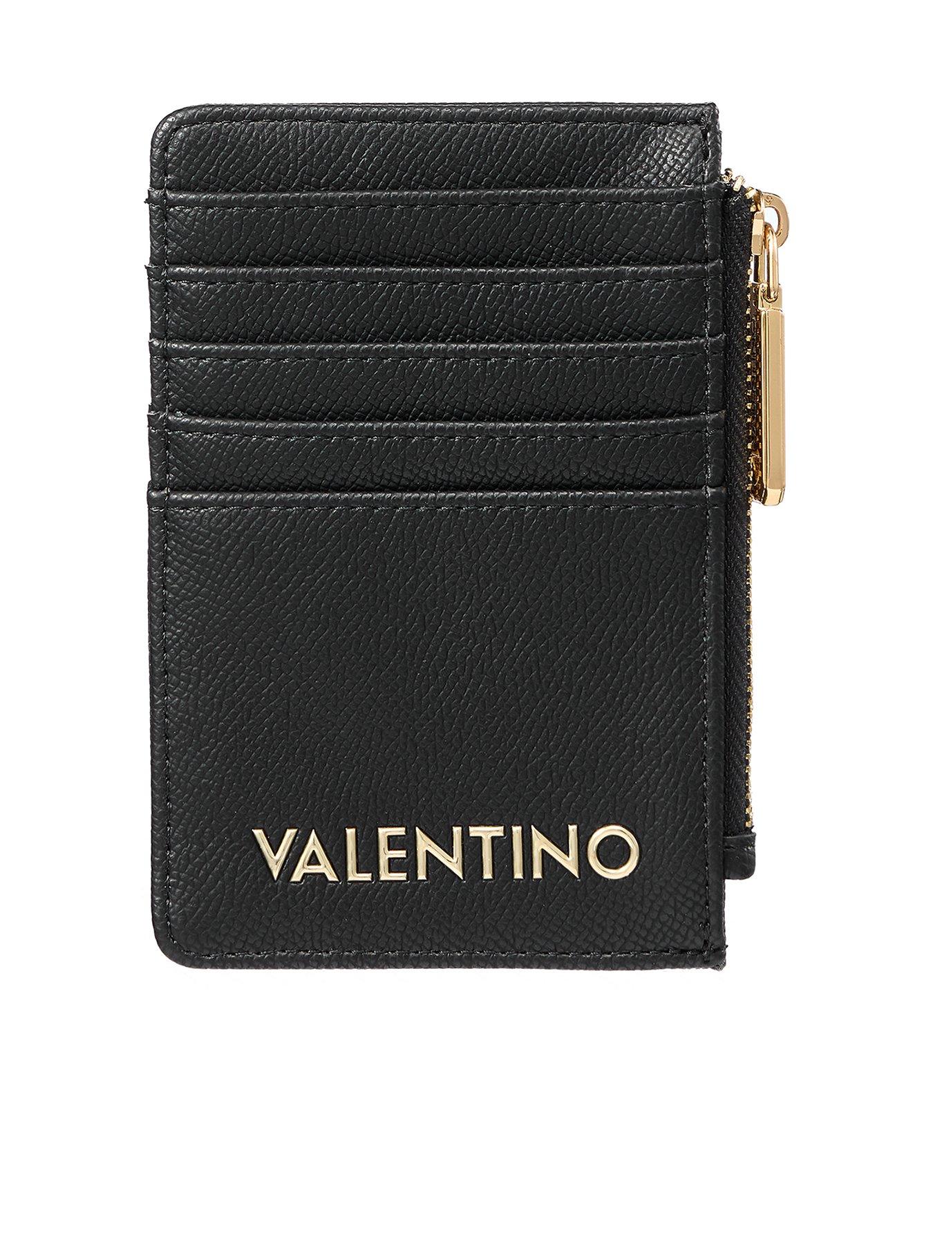 Valentino Fae Re Zip Around Wallet - Black