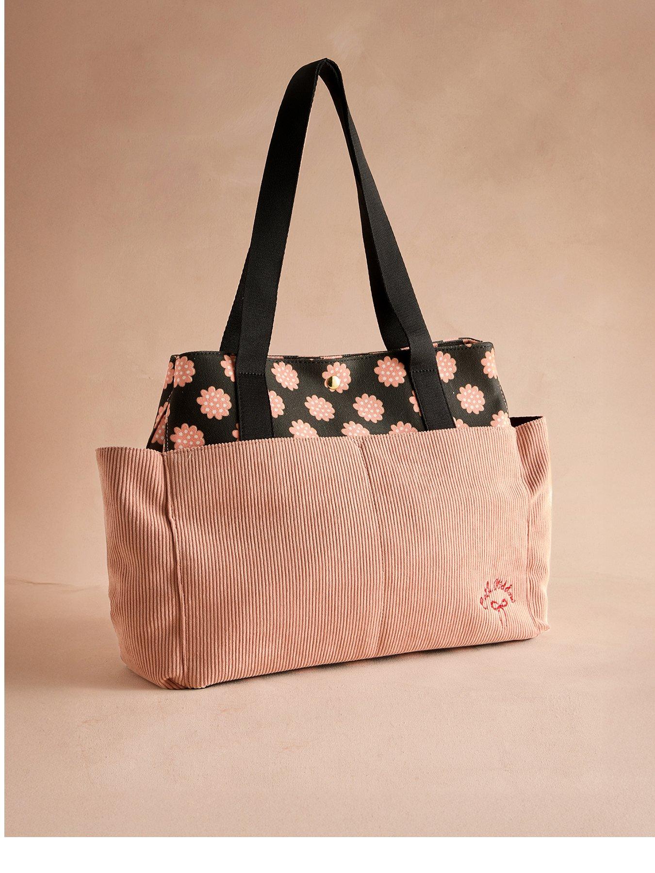 Image 1 of 4 of Cath Kidston Posey Spot Boxy Cord Tote Bag - Black