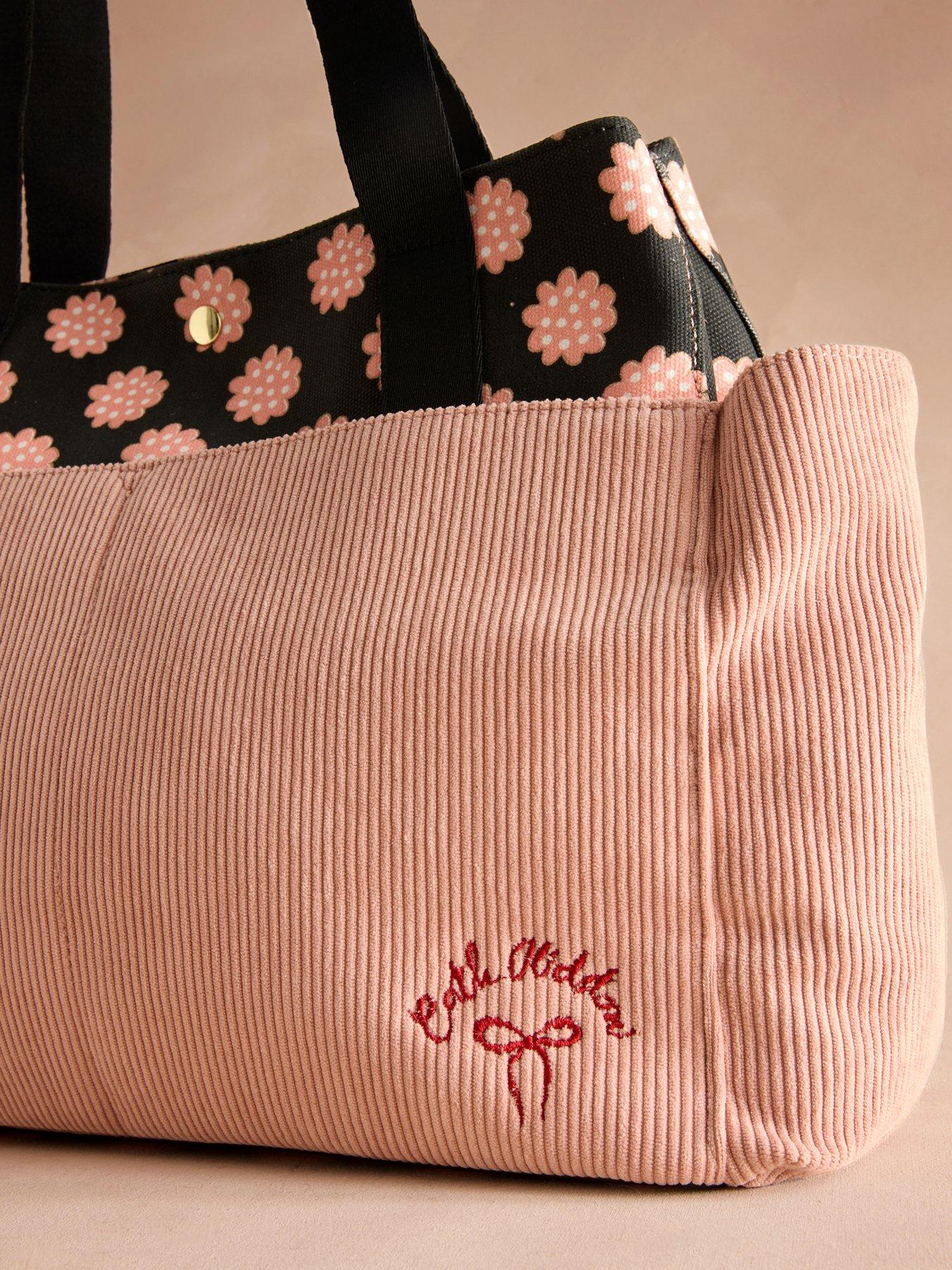 Image 2 of 4 of Cath Kidston Posey Spot Boxy Cord Tote Bag - Black