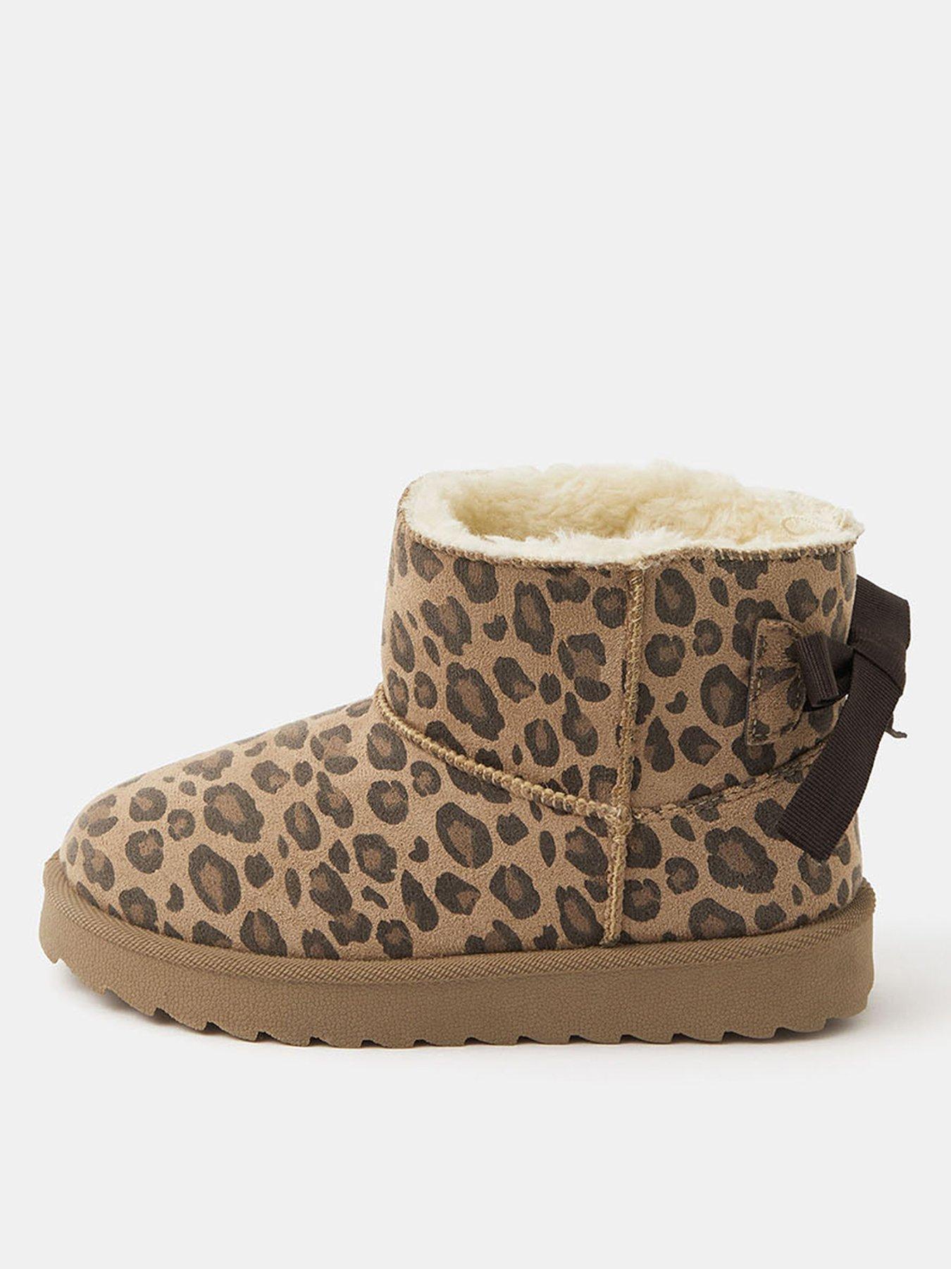 Accessorize Girls Suedette Boots - Brown