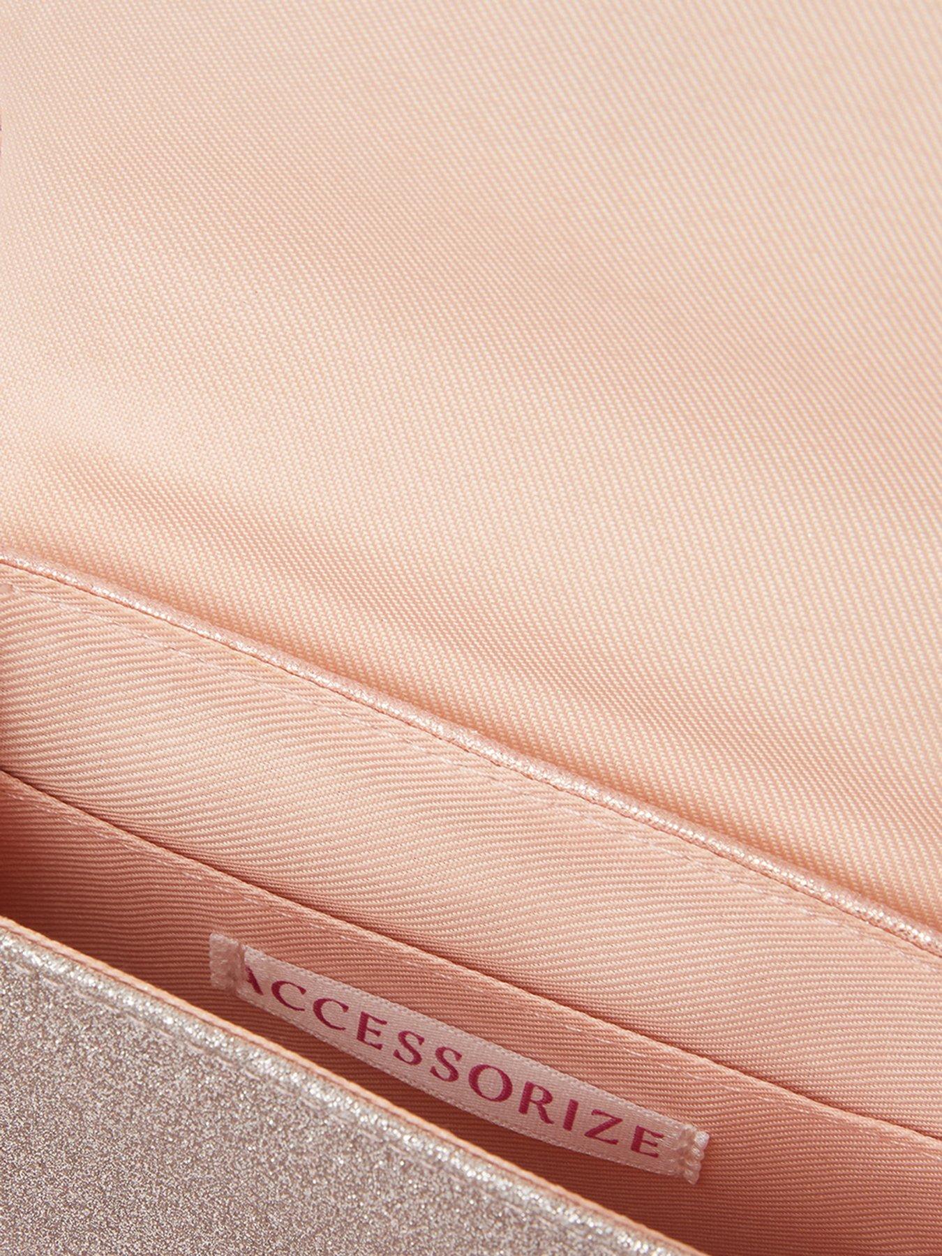 Image 4 of 4 of Accessorize Girls Glitter Party Bag - Pink