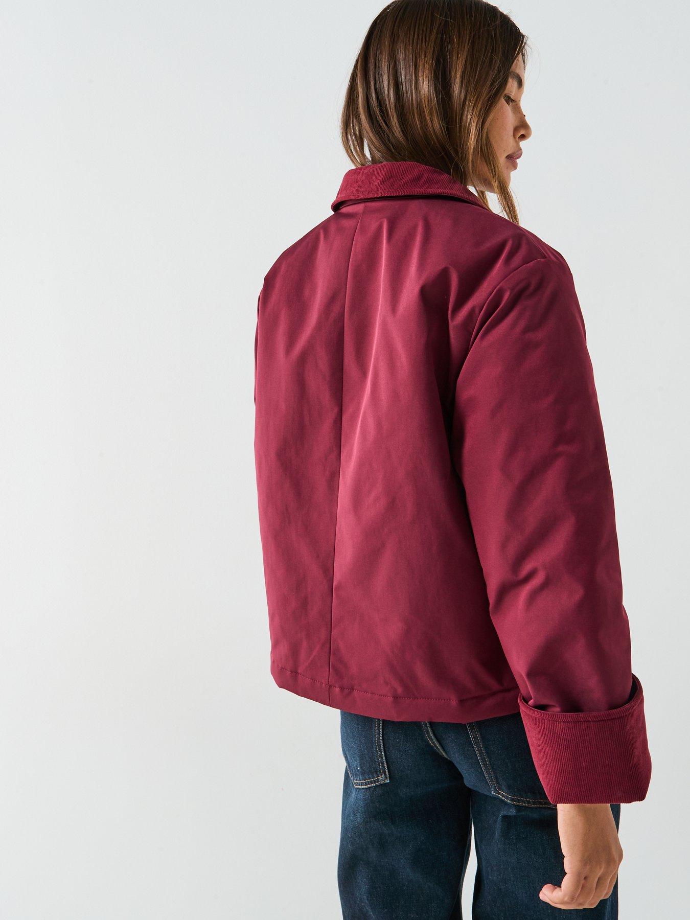 pieces-pcjorma-short-corduroy-jacket-redstillFront