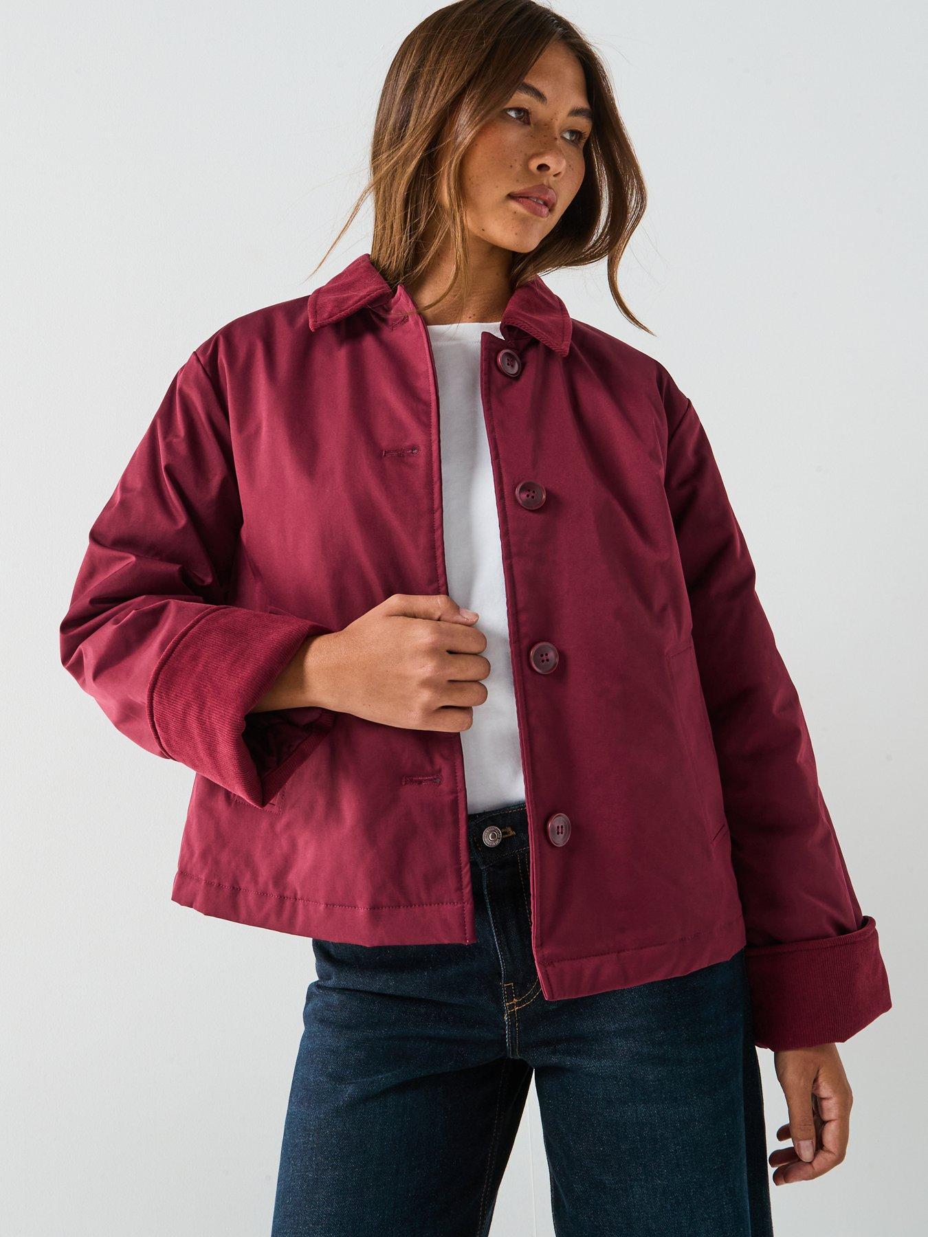 pieces-pcjorma-short-corduroy-jacket-reddetail