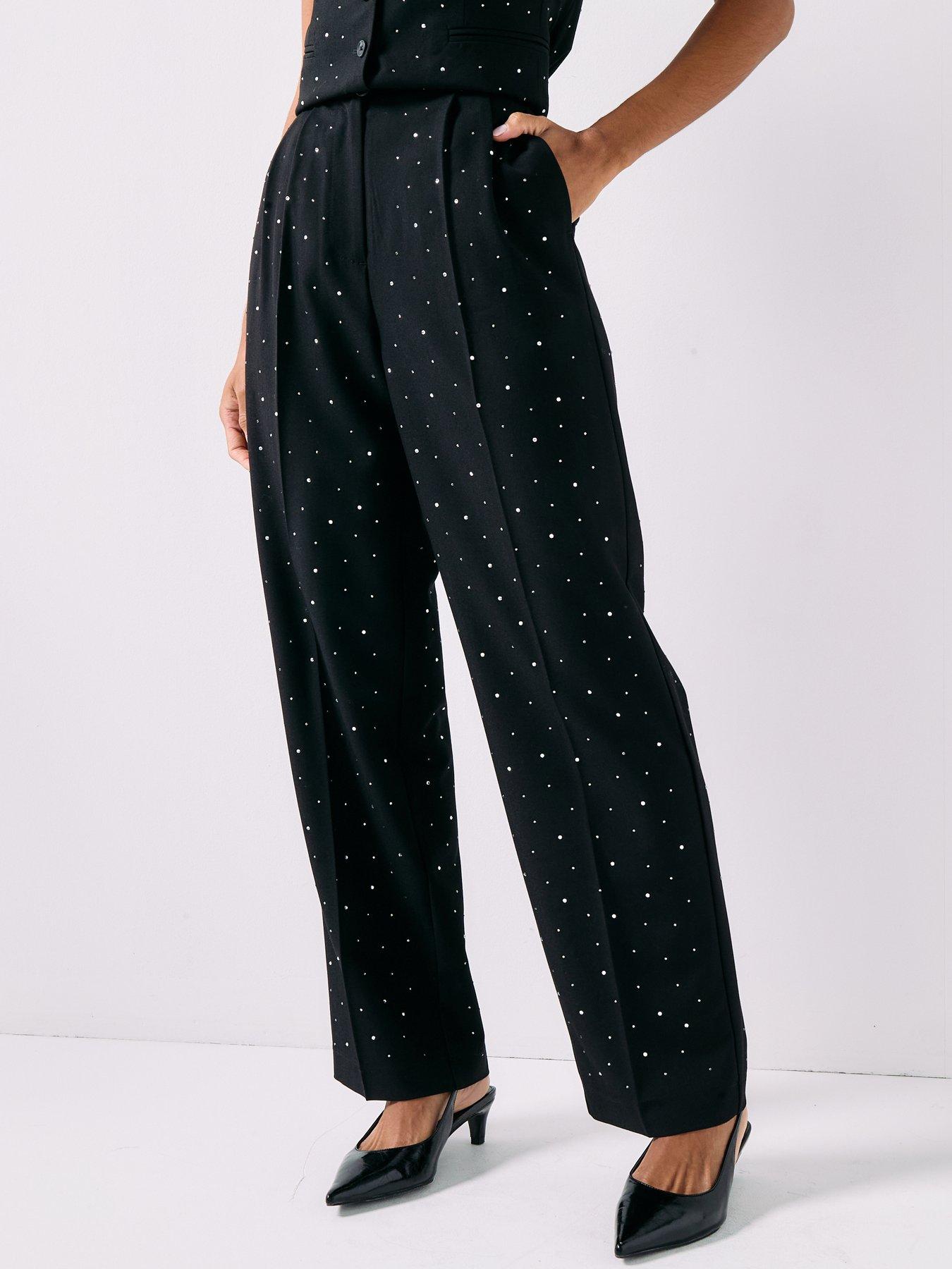 pieces-michelle-rhinestone-high-waist-pant-black