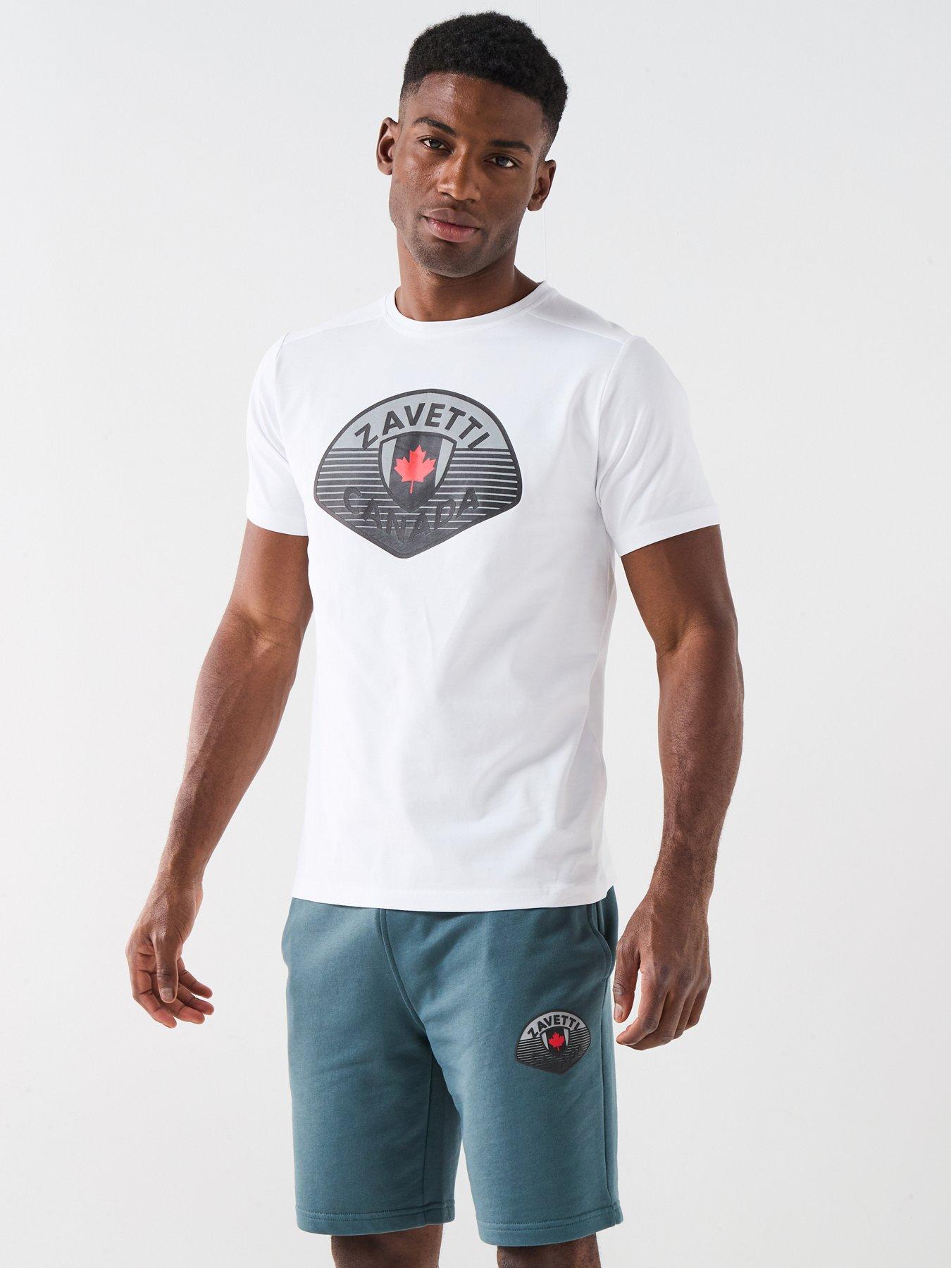 zavetti-canada-botticini-classic-large-logo-t-shirt-and-loopback-short-set-white
