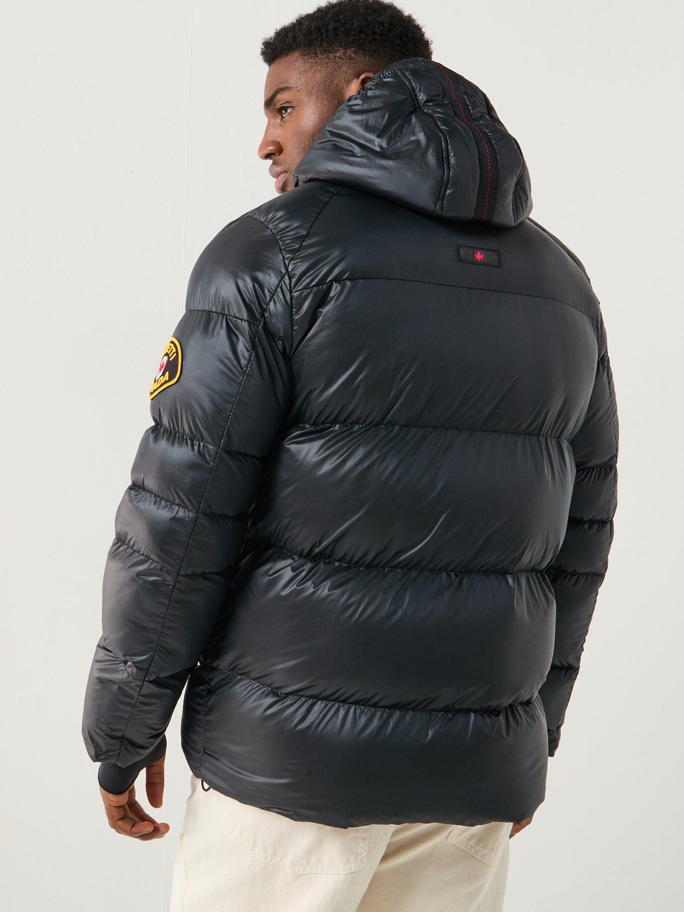 Image 2 of 6 of Zavetti Canada Malzini Short Padded Coat - Black