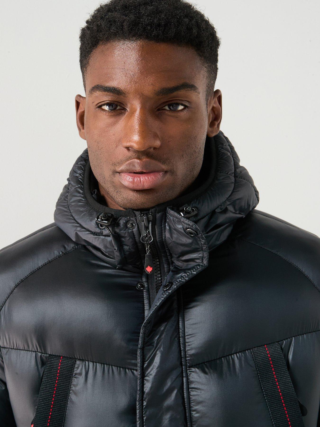 Image 5 of 6 of Zavetti Canada Malzini Short Padded Coat - Black