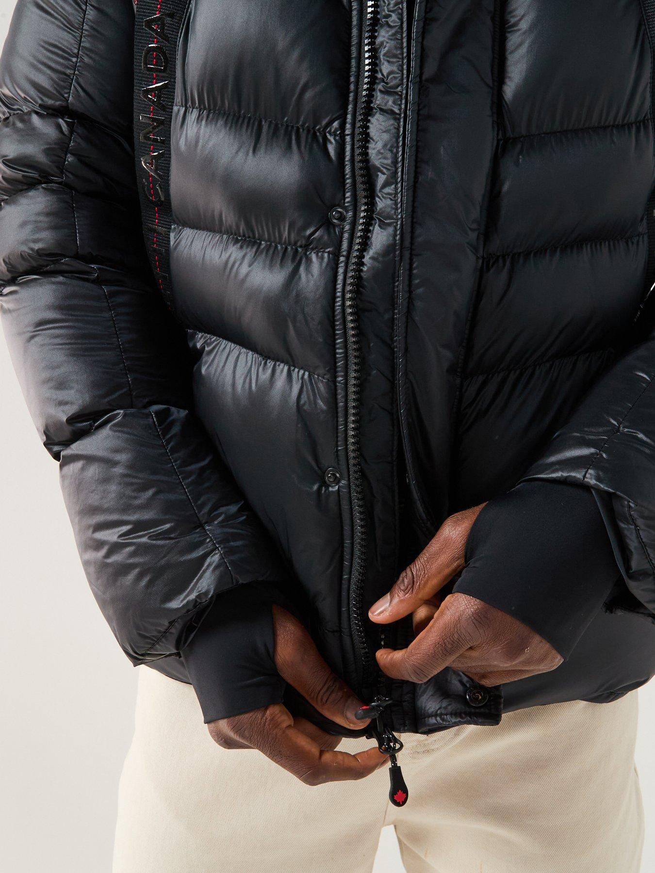 Image 6 of 6 of Zavetti Canada Malzini Short Padded Coat - Black