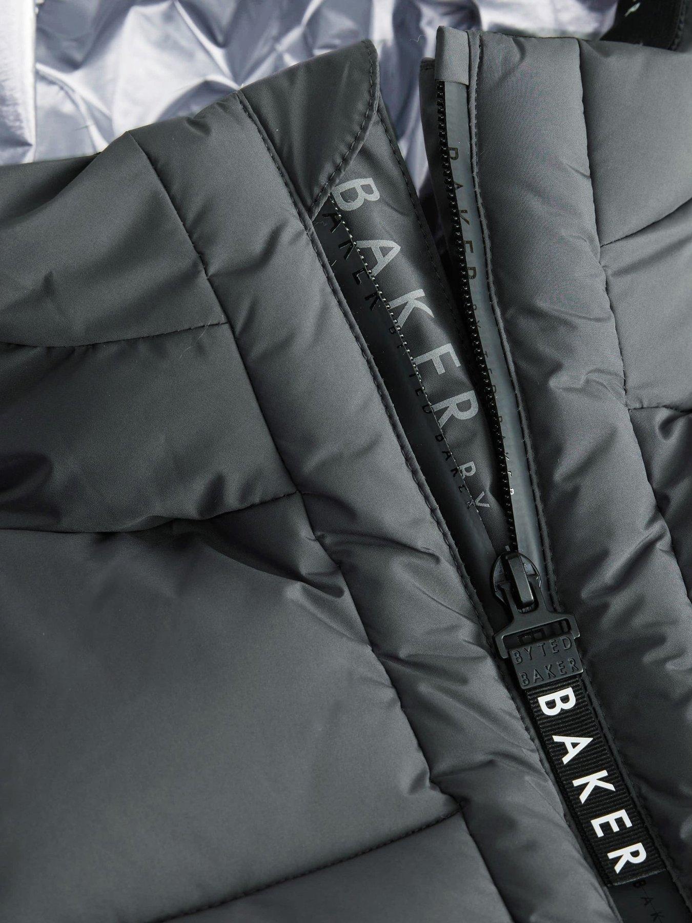 Image 6 of 6 of Ted Baker Boys Heatseal Coat - Grey
