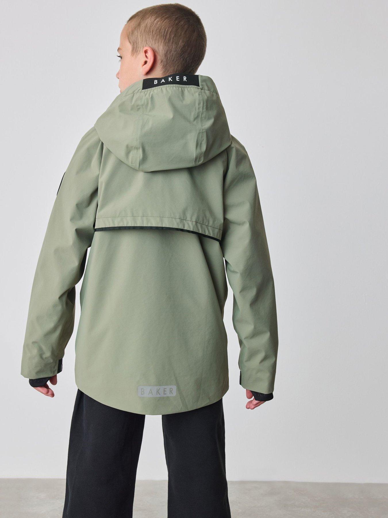 Image 2 of 6 of Ted Baker Older Boys Waterproof Coat - Green
