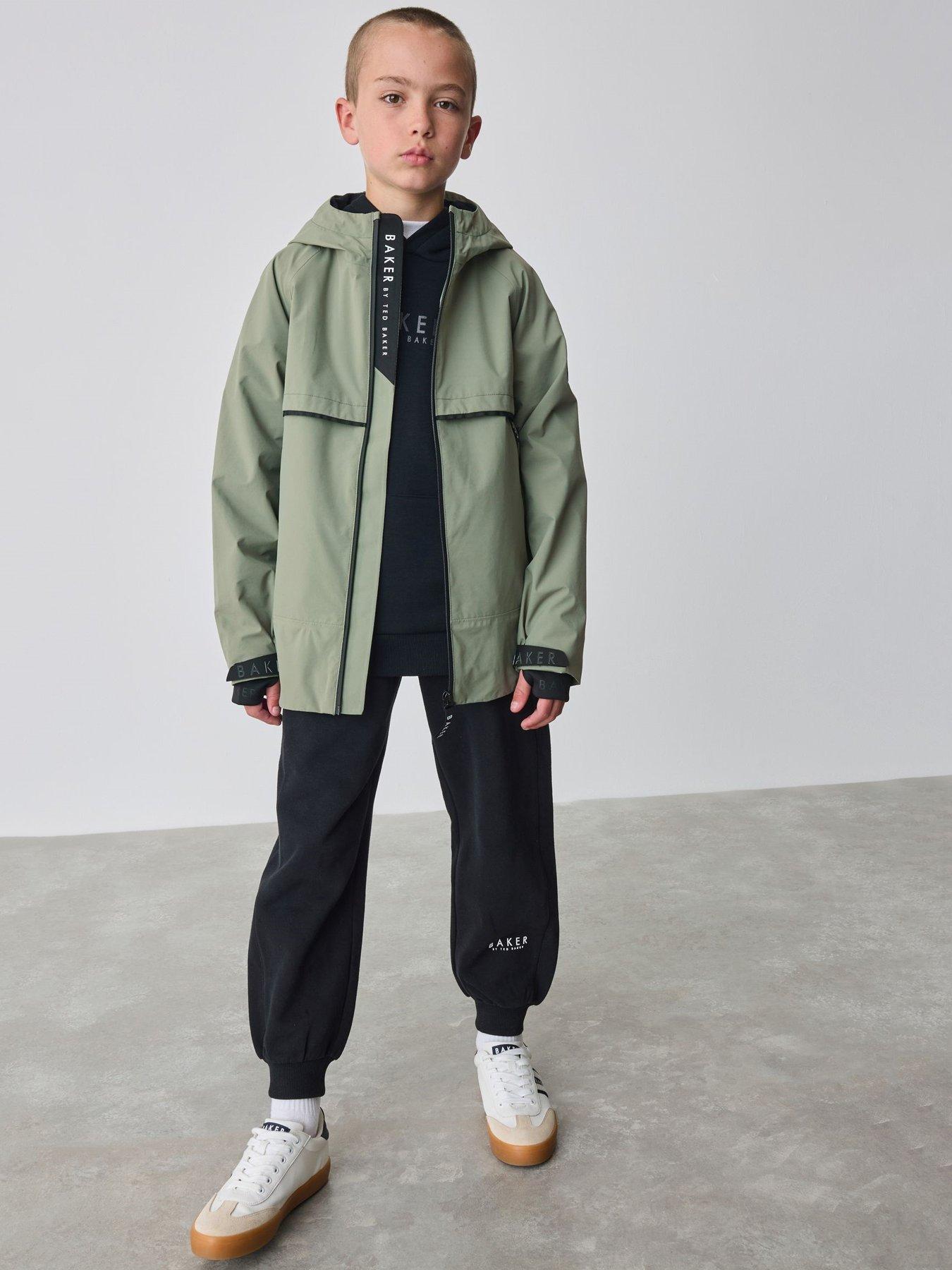 Image 3 of 6 of Ted Baker Older Boys Waterproof Coat - Green