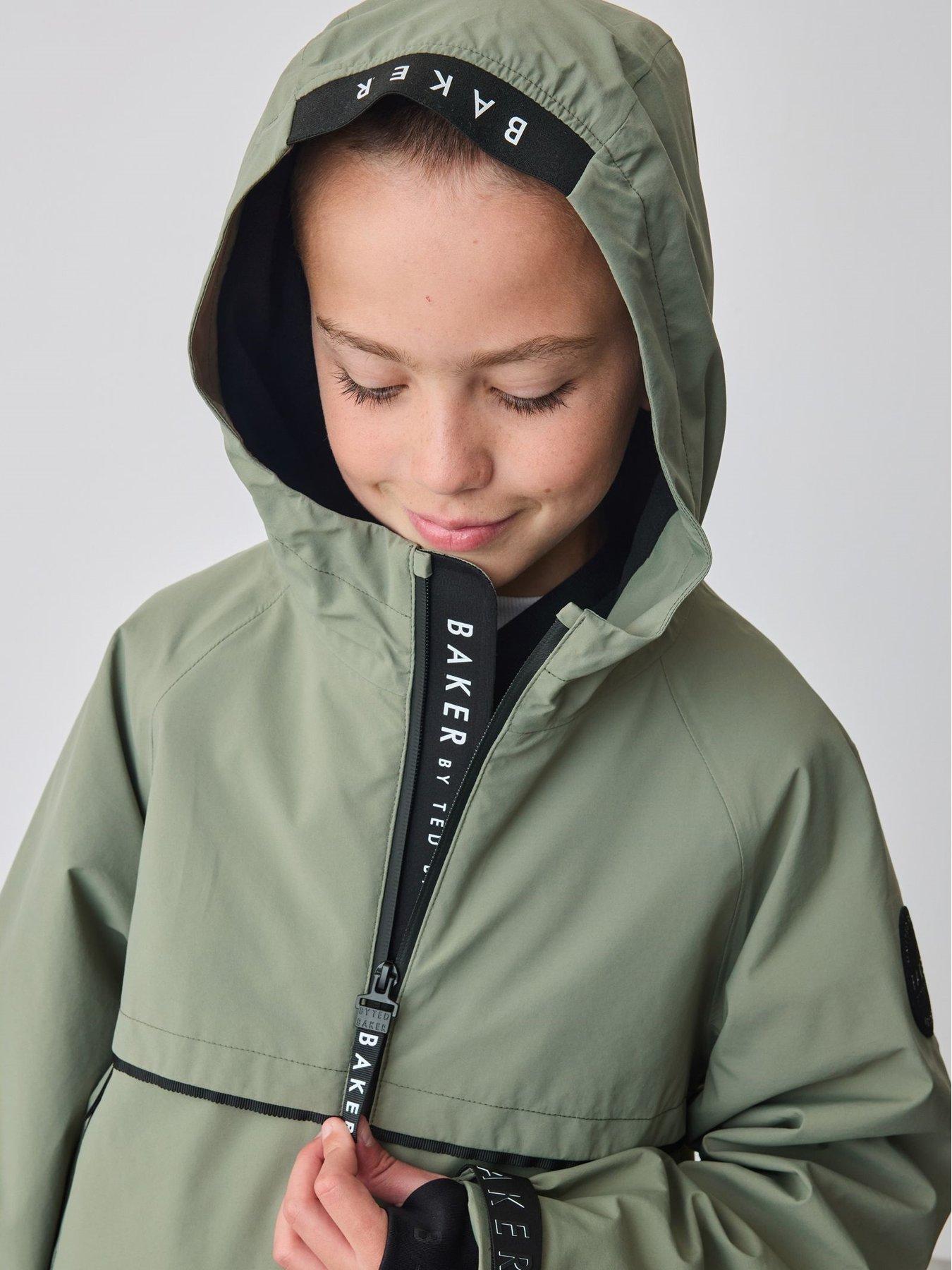 Image 4 of 6 of Ted Baker Older Boys Waterproof Coat - Green