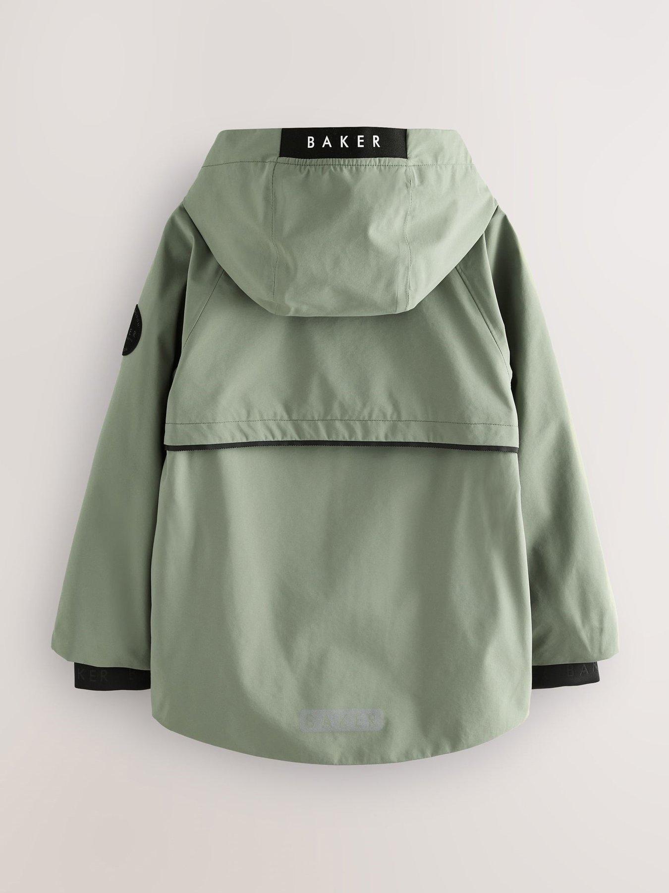 Image 6 of 6 of Ted Baker Older Boys Waterproof Coat - Green
