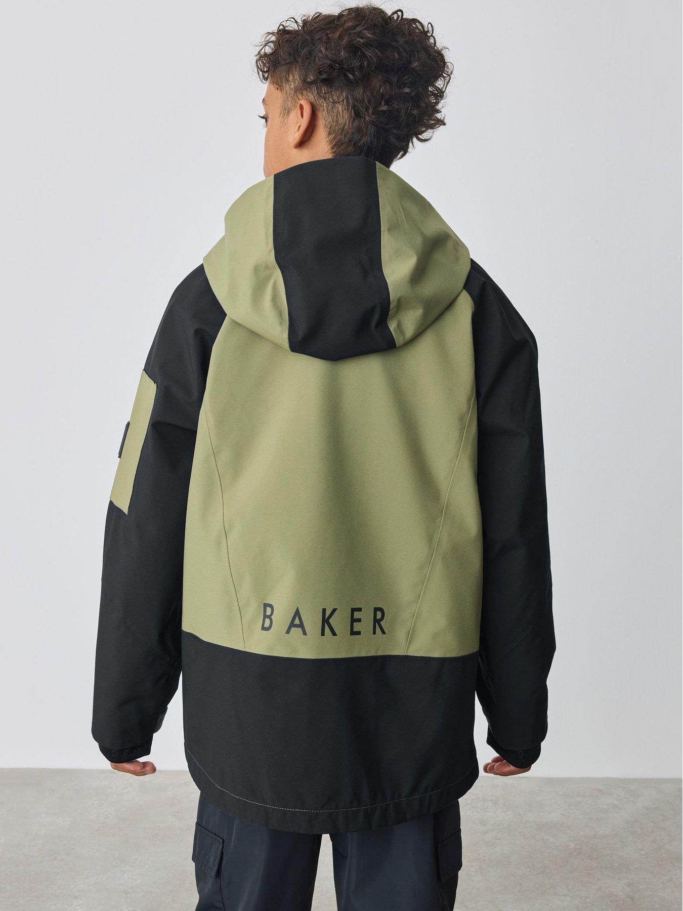 ted-baker-older-boys-colourblock-coat-greenstillFront