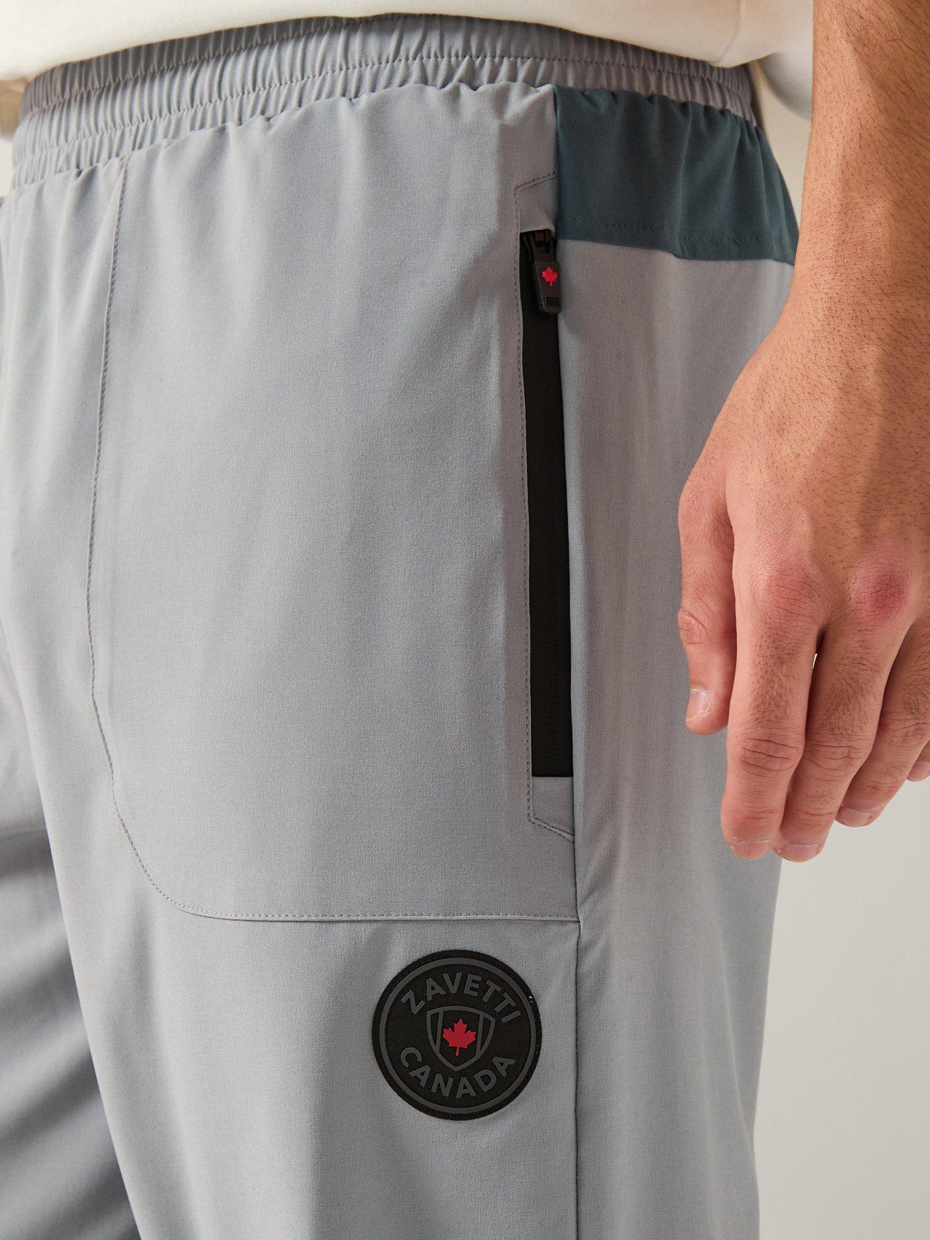 Image 4 of 5 of Zavetti Canada Verozo Woven Drawstring Trousers - Grey