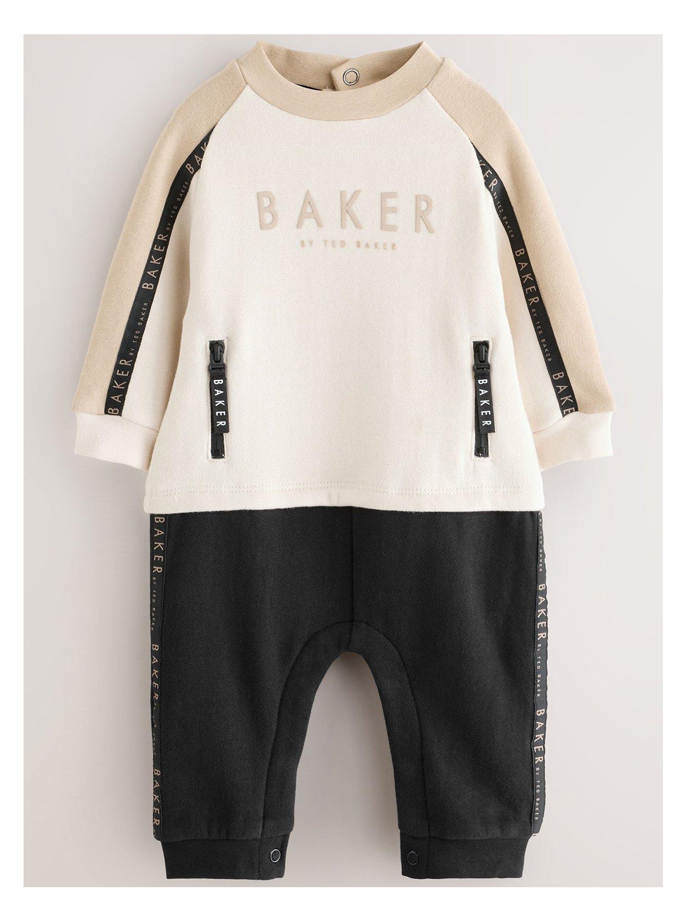 Ted Baker Baby Boys Rompersuit - Beige