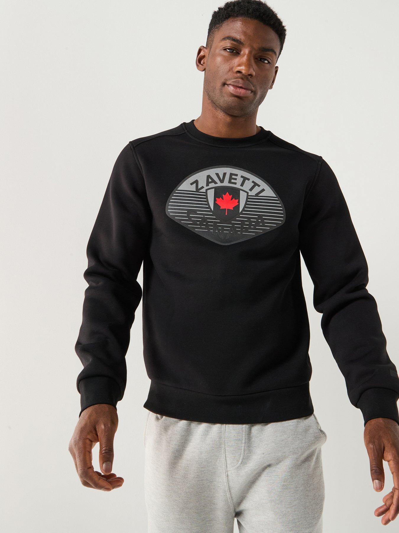 zavetti-canada-botticini-classic-large-logo-crew-sweatshirt-black