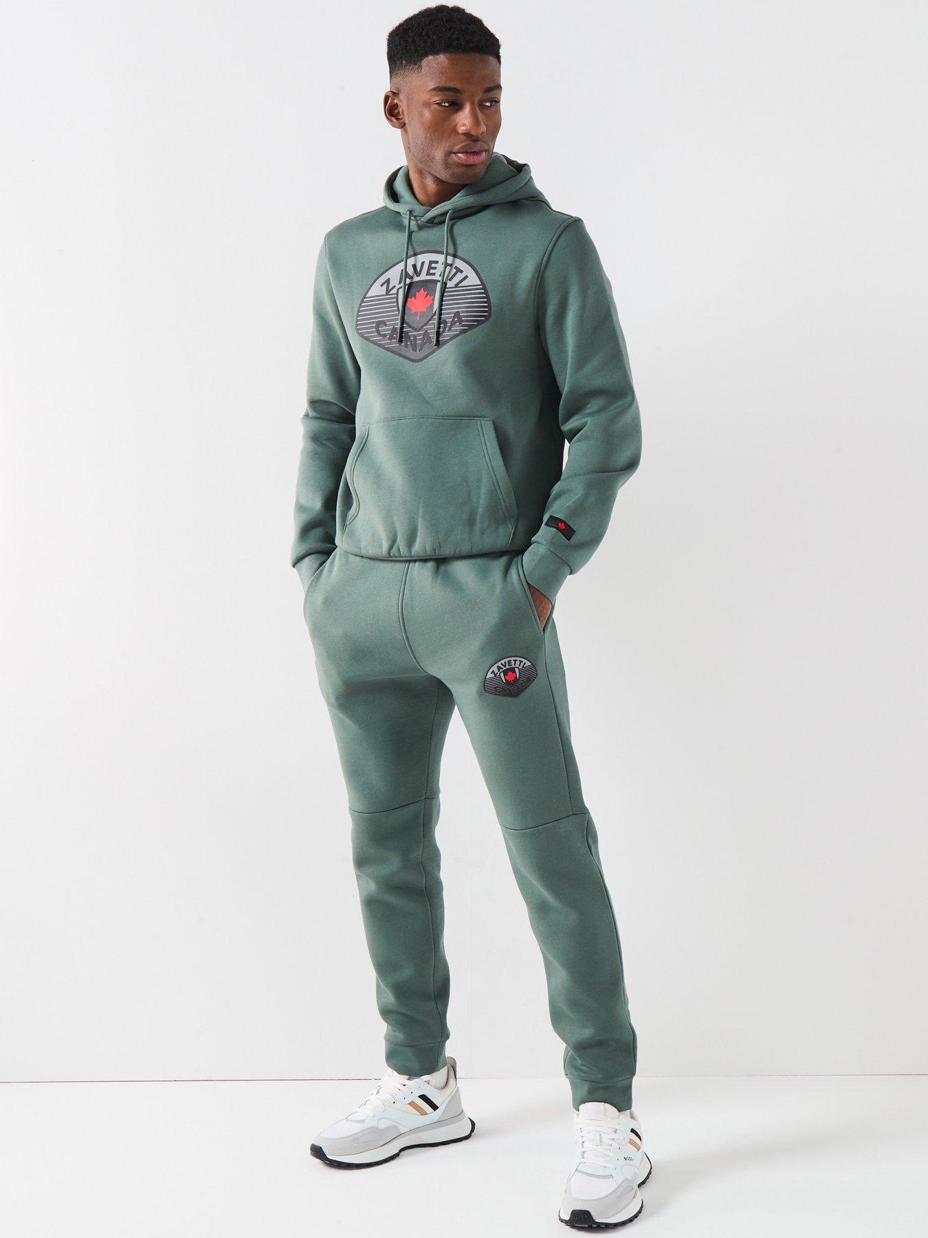 zavetti-canada-botticini-classic-large-logo-tracksuit-green