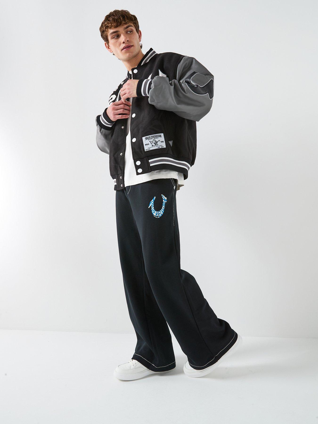 Image 3 of 5 of TRUE RELIGION Paint Patch Baggy Joggers - Black