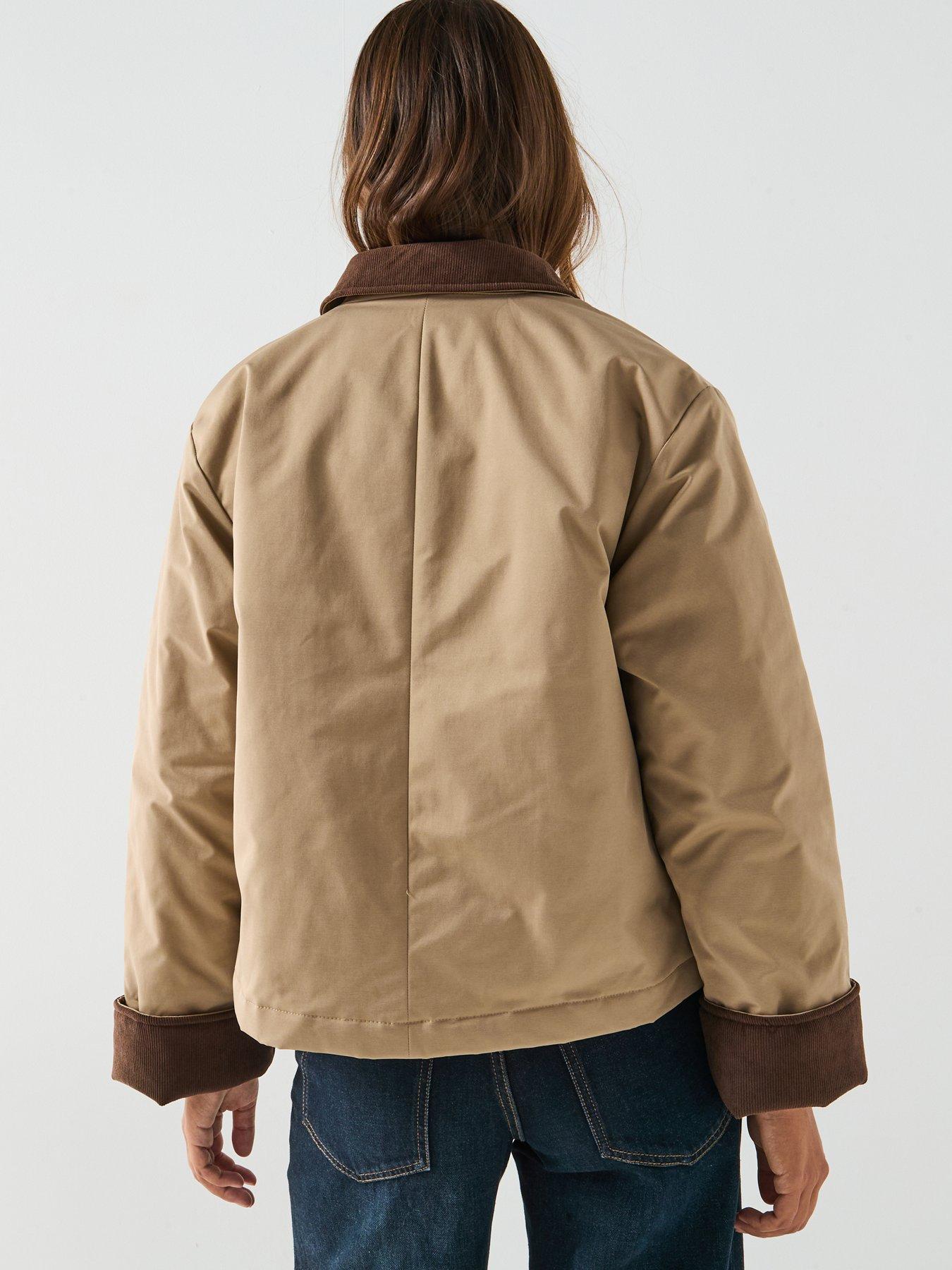 pieces-short-corduroy-jacket-brownstillFront