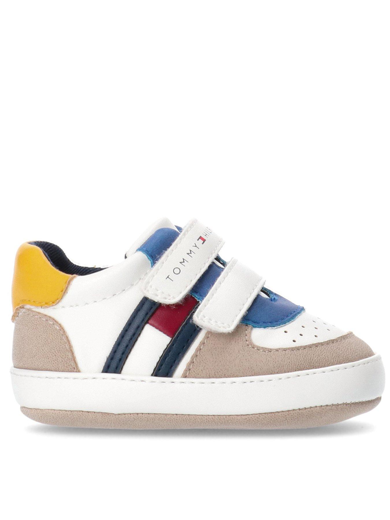 Tommy Hilfiger Baby Boys Flag Low Cut Velcro Sneaker - Multi