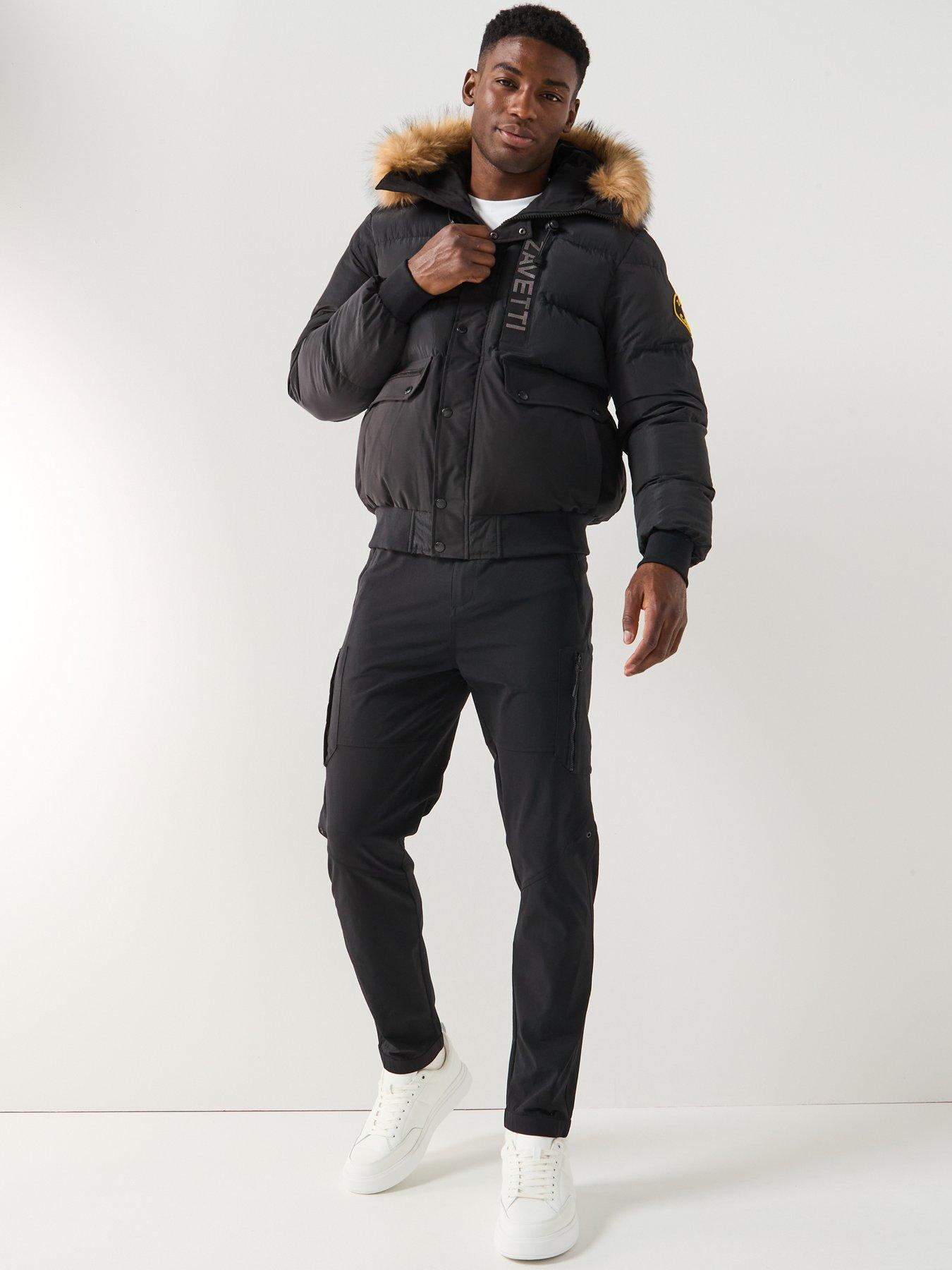 Zavetti Canada Deratti Bomber Jacket - Black | Very Ireland