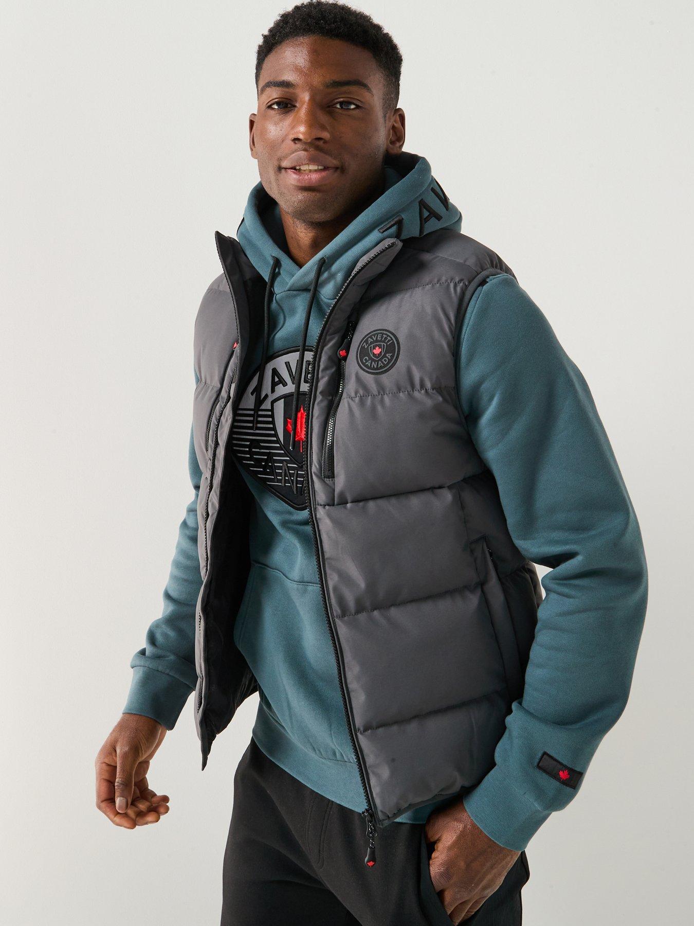 Zavetti Canada Novallini Padded Gilet - Dark Grey